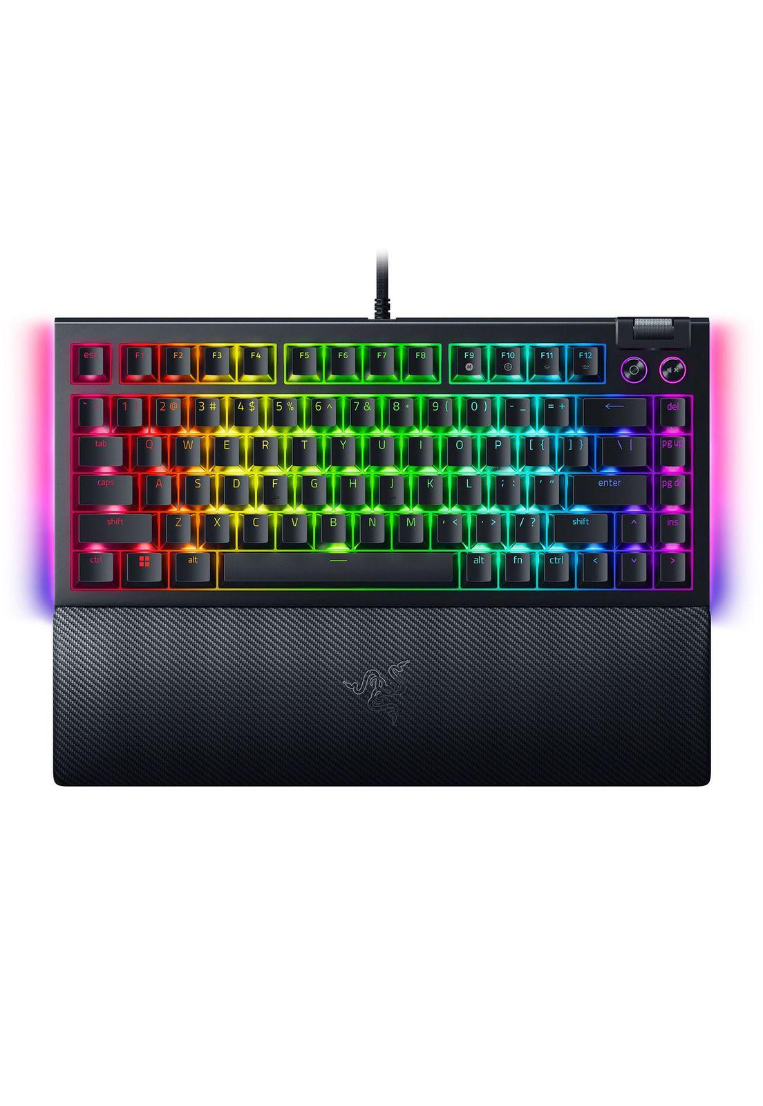 Teclado Gamer Razer Blackwidow V4 75% Switch Orange Black-0