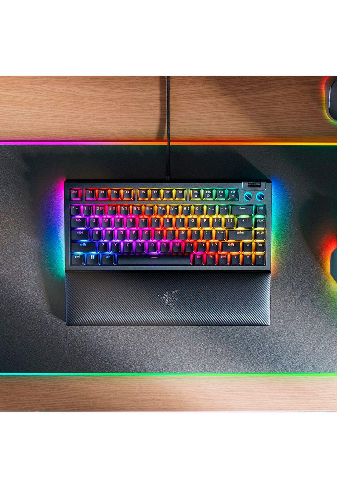 Teclado Gamer Razer Blackwidow V4 75% Switch Orange Black-4