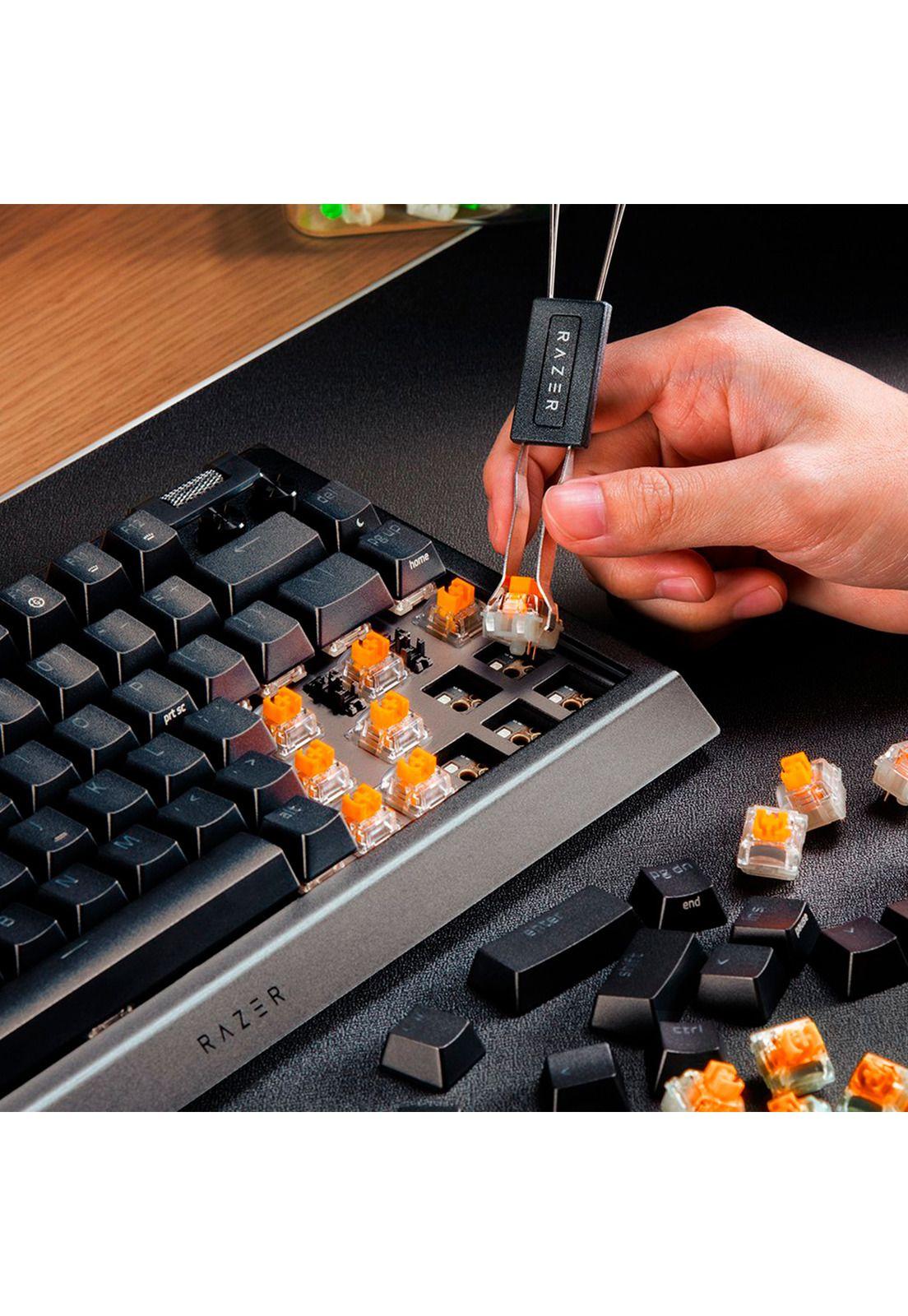 Teclado Gamer Razer Blackwidow V4 75% Switch Orange Black-6