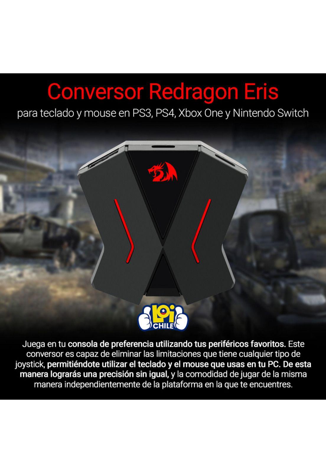 Conversor Redragon Para Xbox. PS, Switch Mouse y Teclados-1