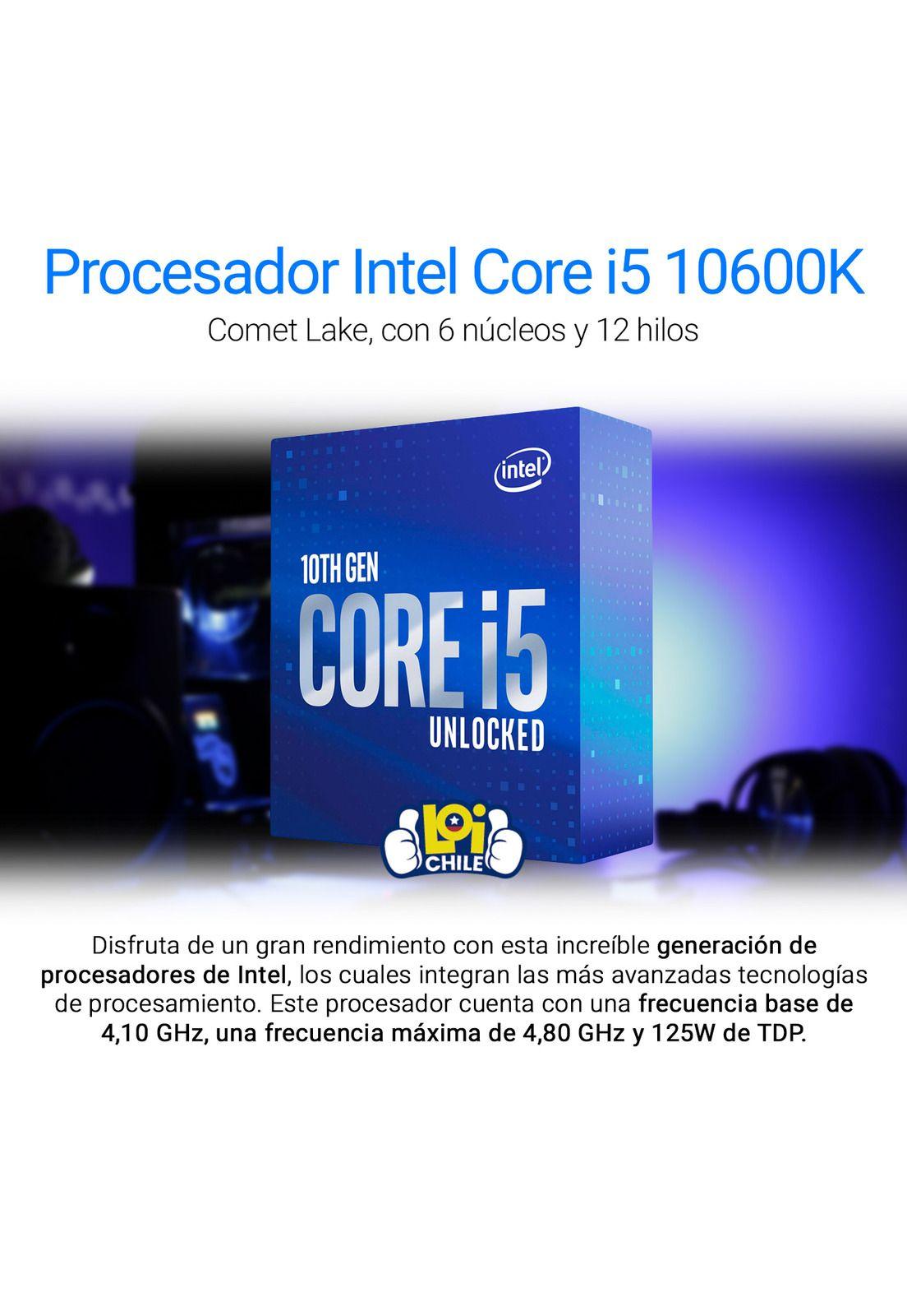 Procesador Intel Core i5-10600K 6 Nucleos 12 Hilos-1