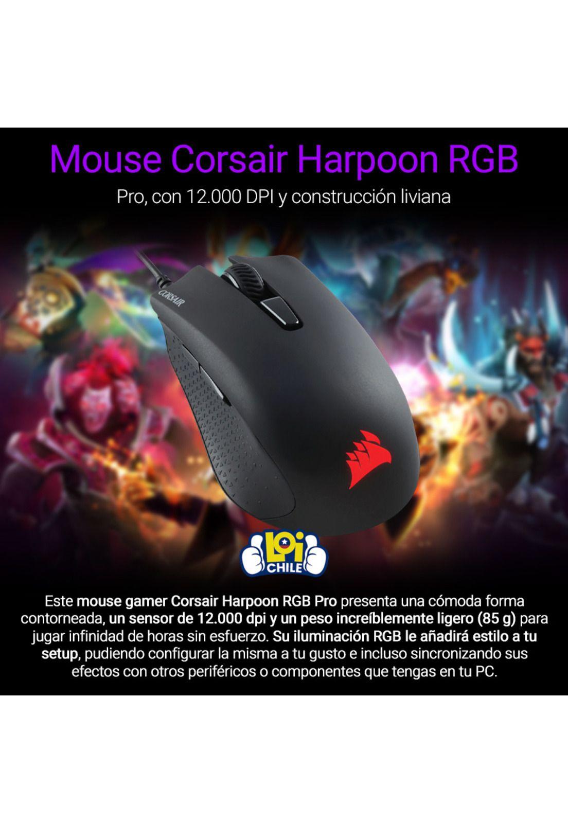 Mouse Gamer Corsair Harpoon Pro RGB 12.000 DPI-1