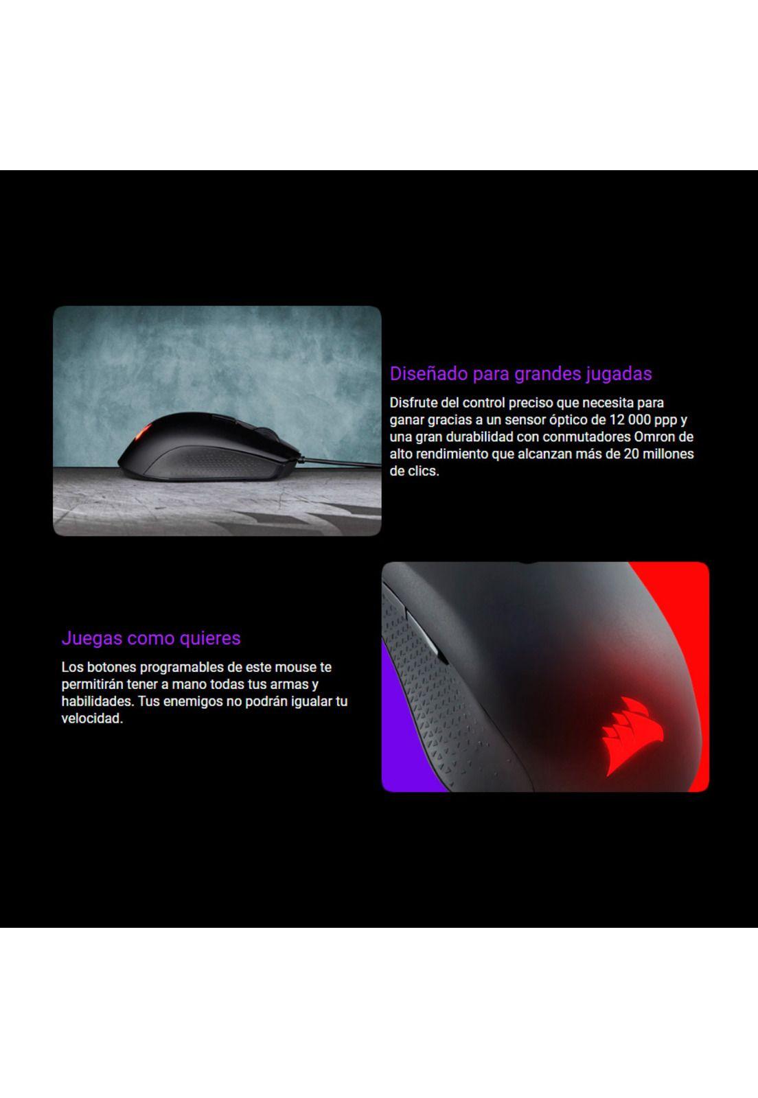 Mouse Gamer Corsair Harpoon Pro RGB 12.000 DPI-3