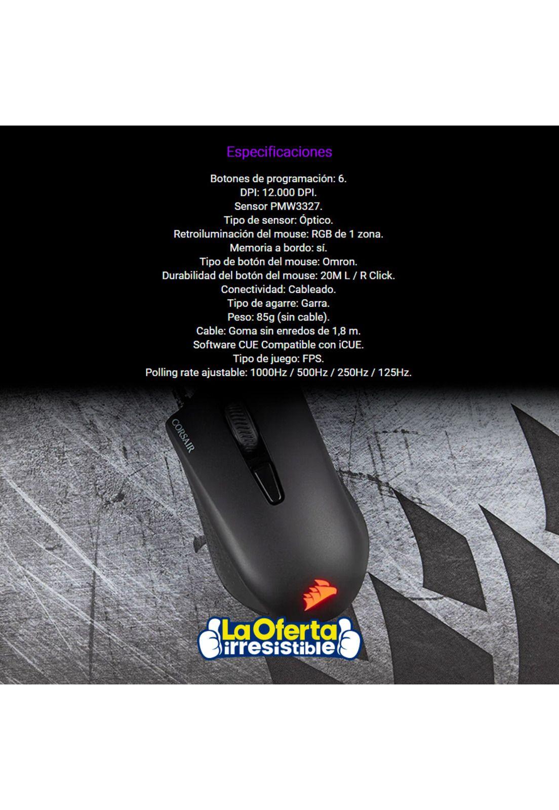 Mouse Gamer Corsair Harpoon Pro RGB 12.000 DPI-4