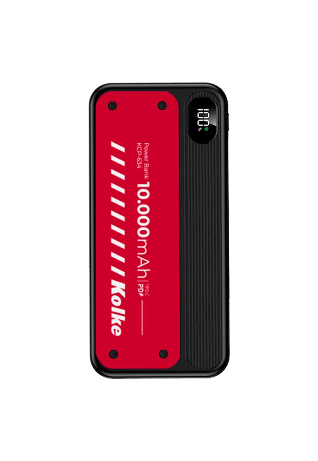 Batería Externa Power Bank Kolke 10000mAH Carga Rápida Negro-0