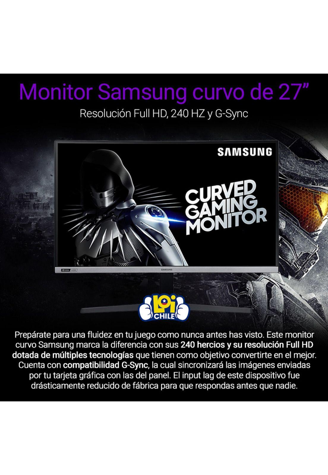 Monitor Gamer Curvo Samsung 27" 240hz-1
