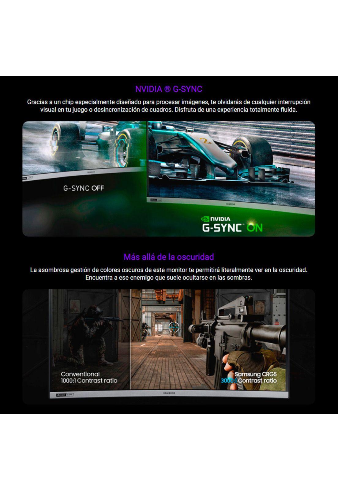 Monitor Gamer Curvo Samsung 27" 240hz-3