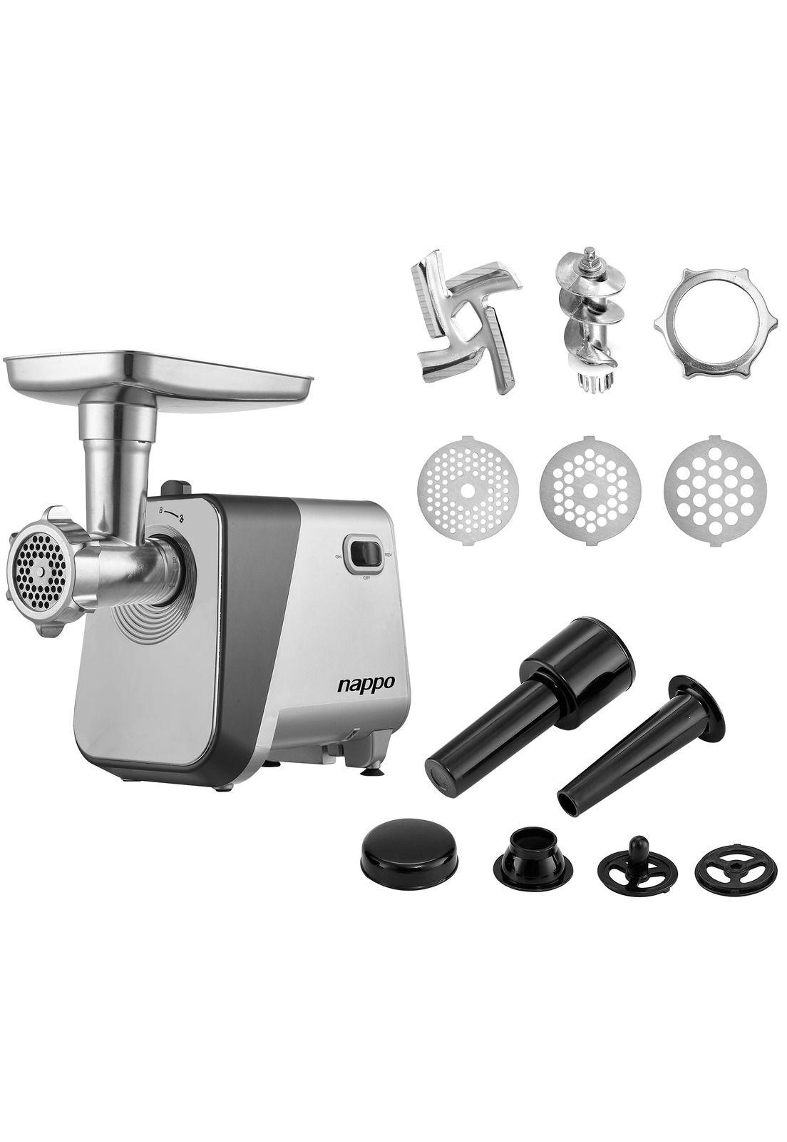Moledora Picadora De Carne Nappo 1400w 2kg/min + Accesorios-0