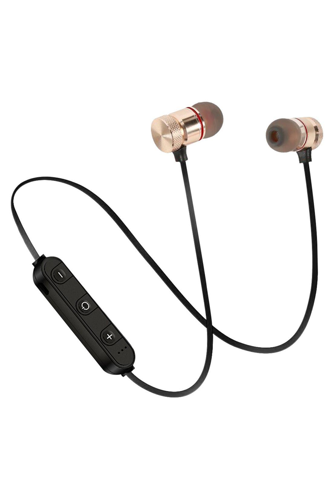 Audífonos Bluetooth Deportivos Recargables Kolke Dorado-0