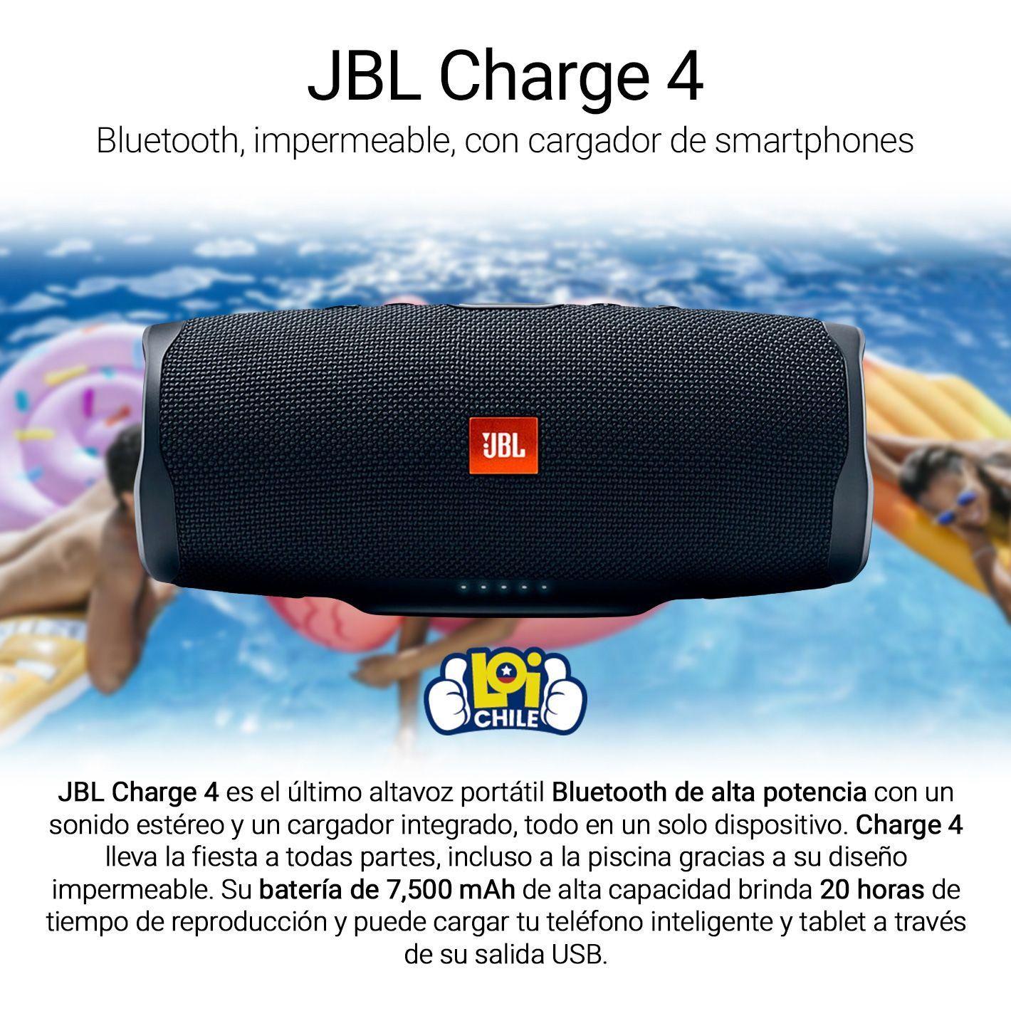 Parlante Bluetooth Jbl Charge 4 Waterproof-1