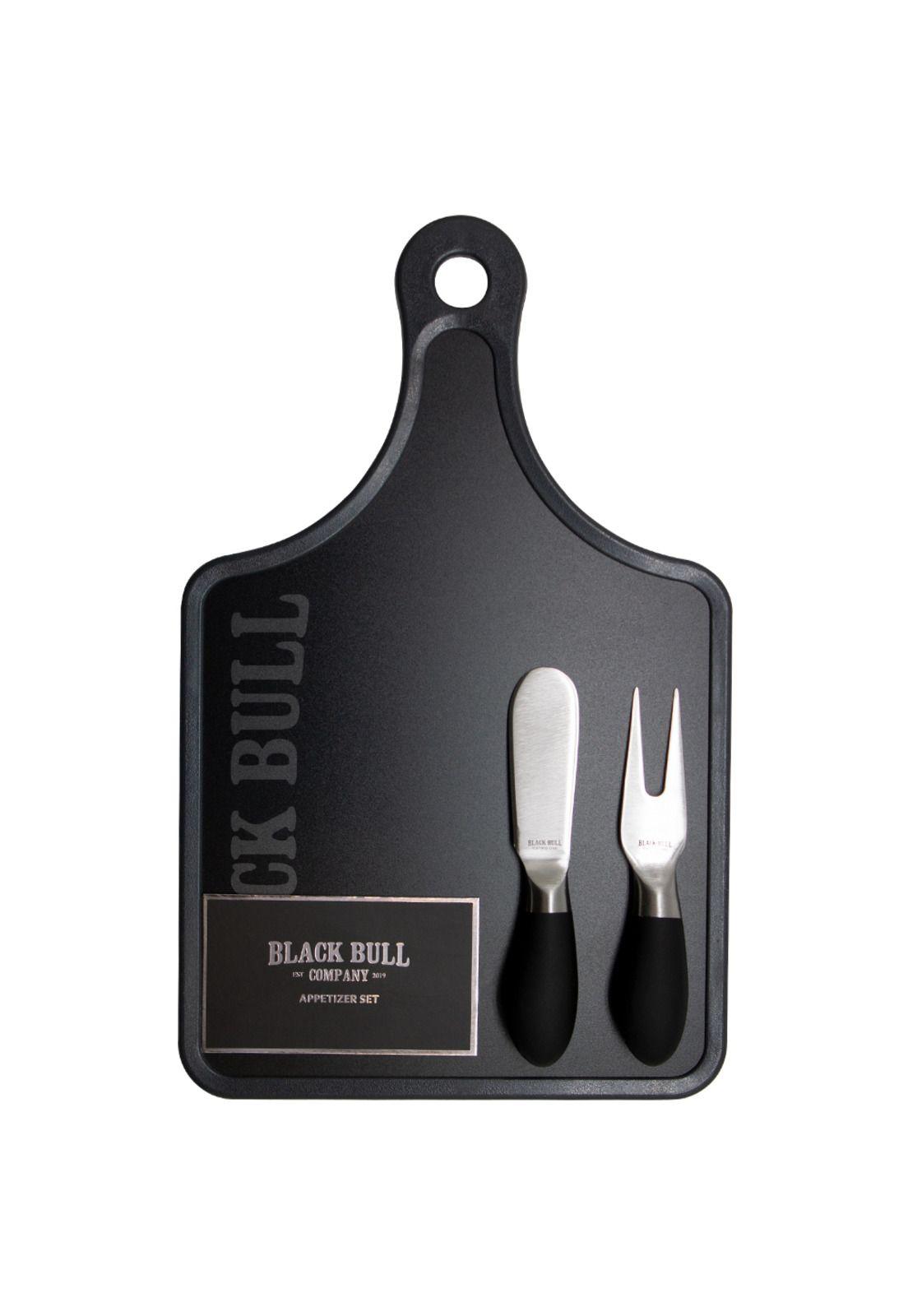 Set de Aperitivo Tabla Tenedor y Pincho BlackBull-0