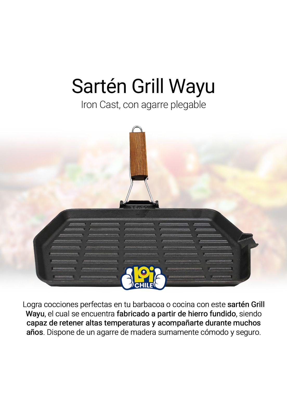 Sarten con Grill y Mango Iron Cast Wayu-1
