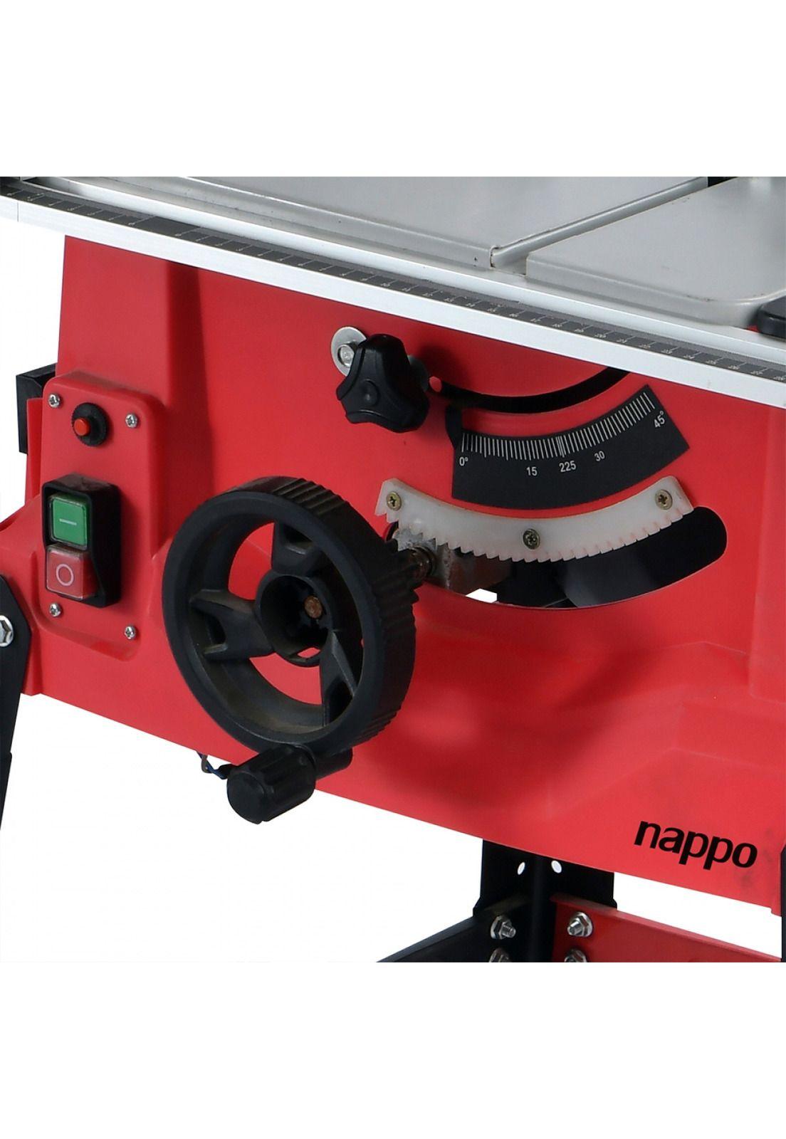 Sierra de Banco Nappo 10' 1800w 4500RPM + Accesorios-4