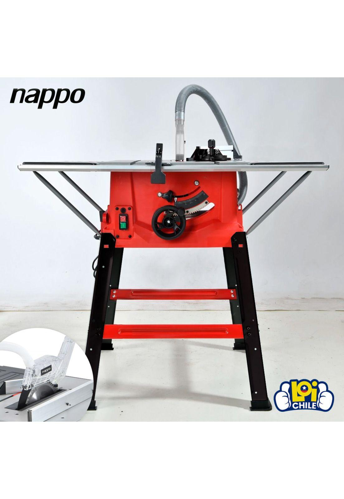 Sierra de Banco Nappo 10' 1800w 4500RPM + Accesorios-7