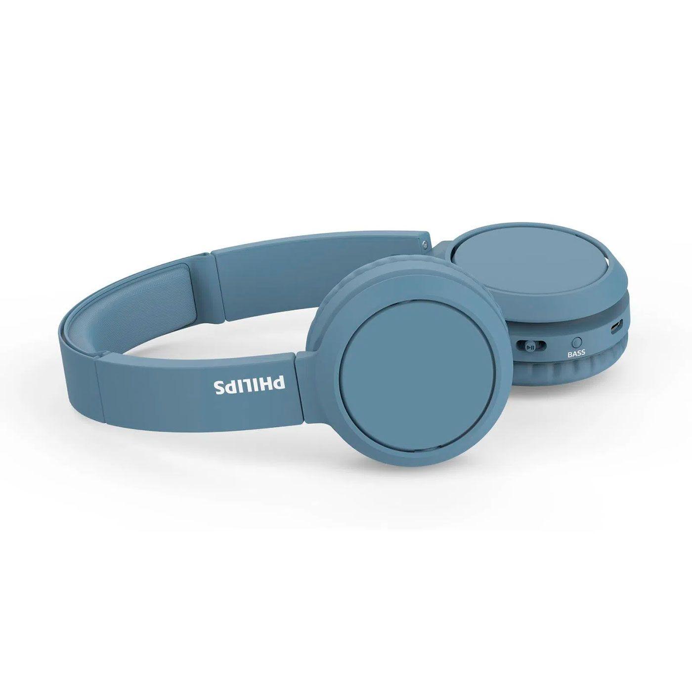 Audífonos Inalámbricos Philips Over Ear Recargable Azul-1