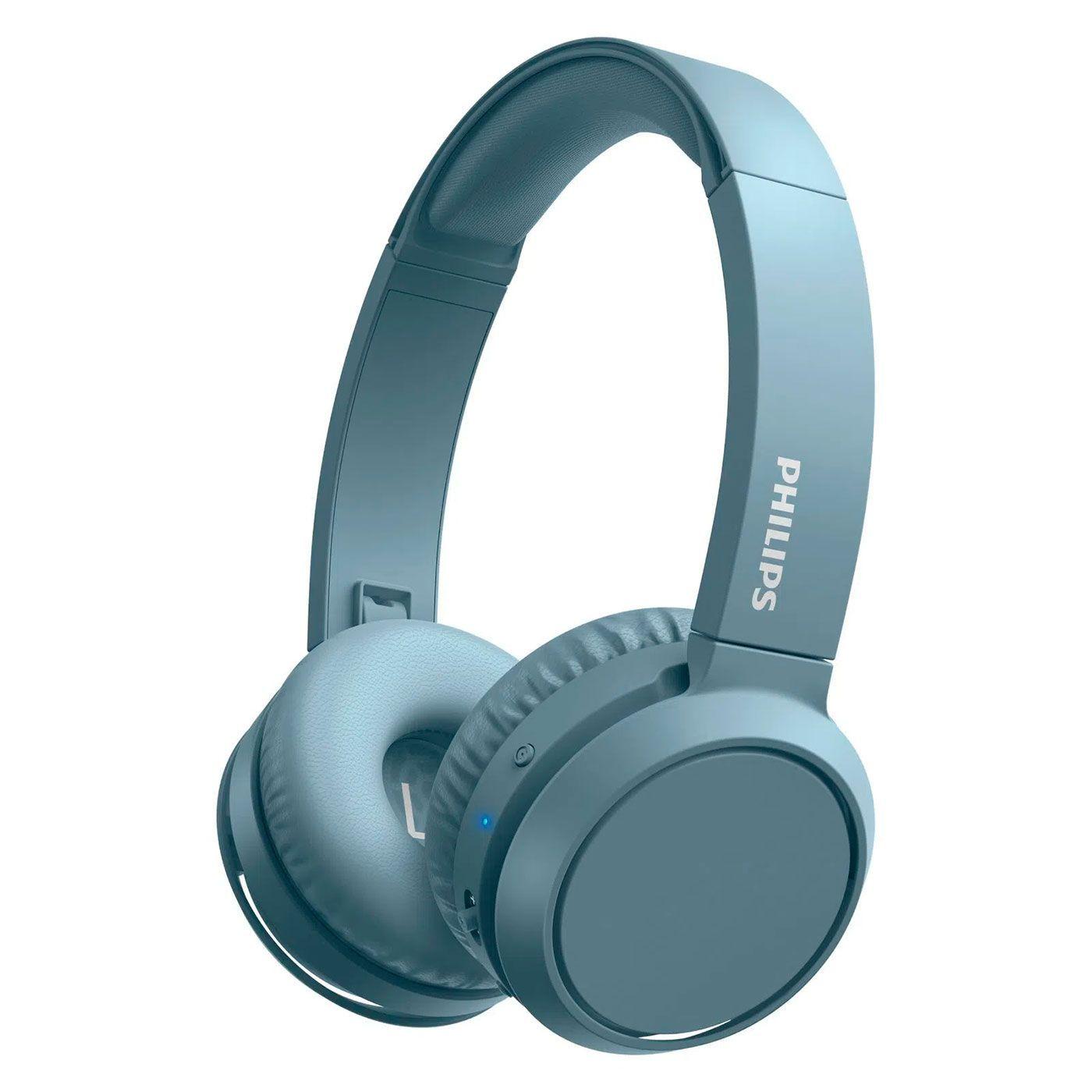 Audífonos Inalámbricos Philips Over Ear Recargable Azul-0