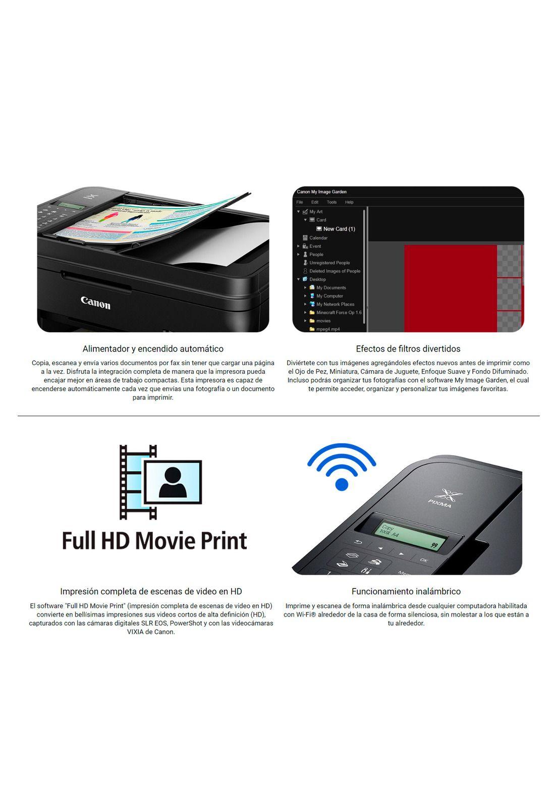 Impresora Multifuncional Copiadora Canon Pixma G4110 Wifi-2