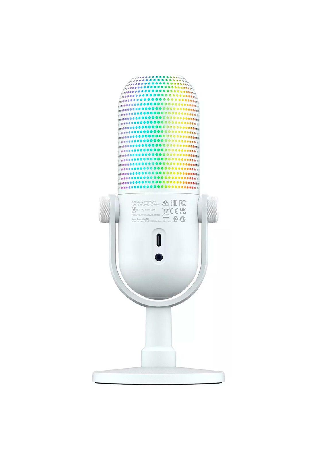 Micrófono Gamer Razer Seiren V3 Chroma Mercury-2
