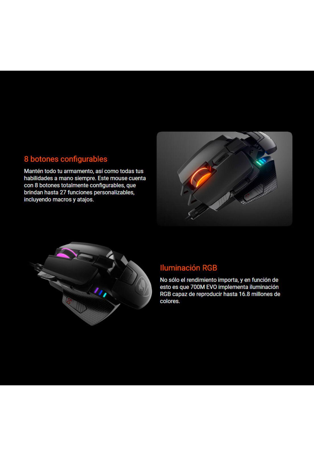 Mouse Gamer Cougar 700M EVO-3