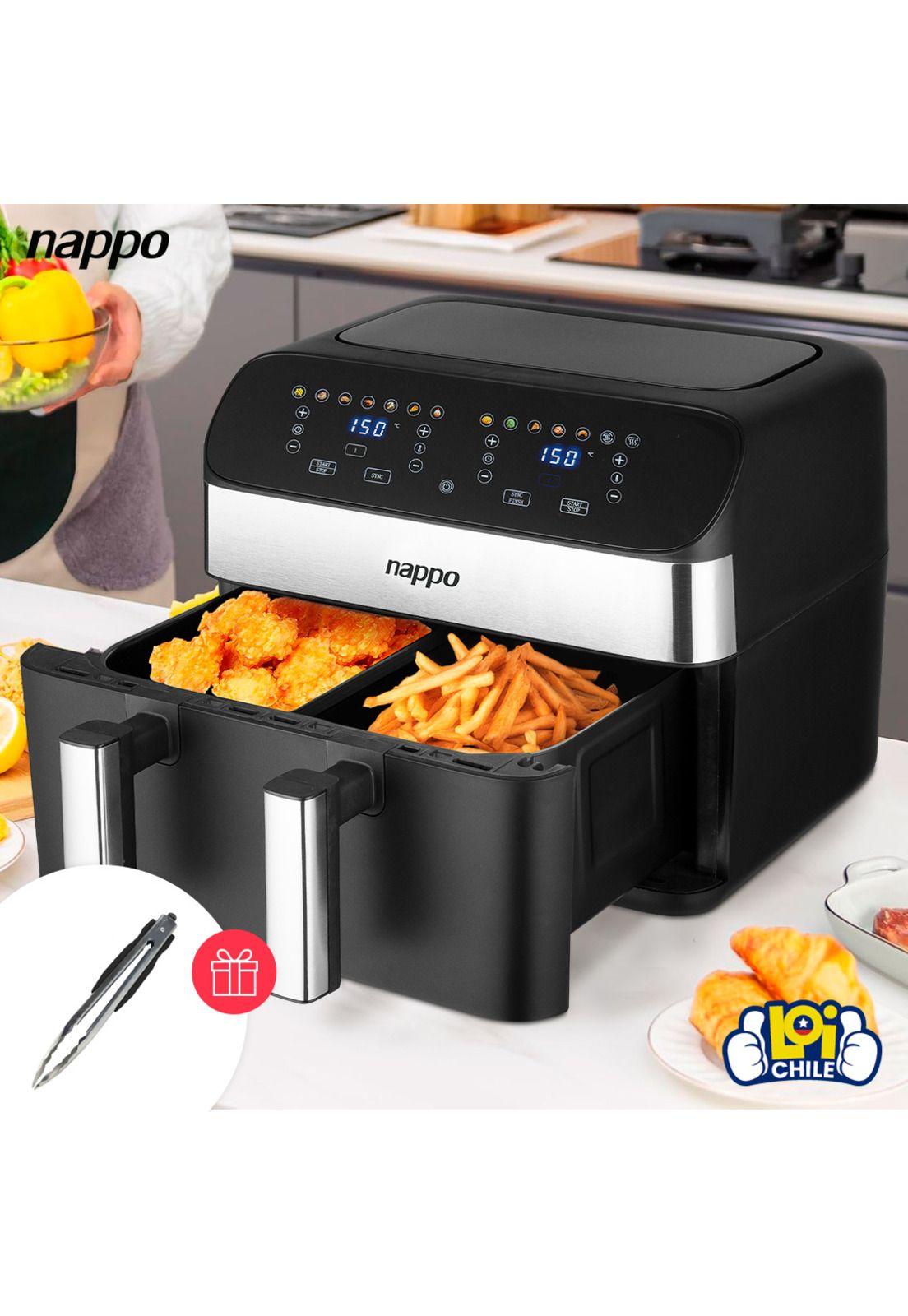 Freidora de Aire Doble Nappo  2200W 9 Litros 14 Funciones-6