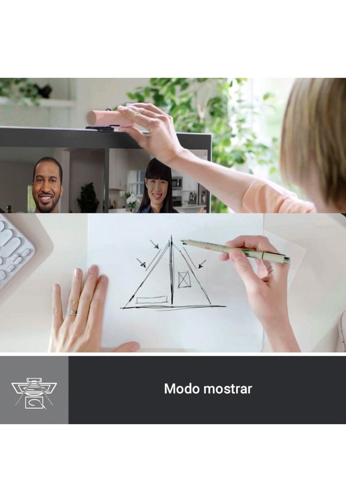 Webcam Logitech Brio 500 Webcam Full HD Rosa-8