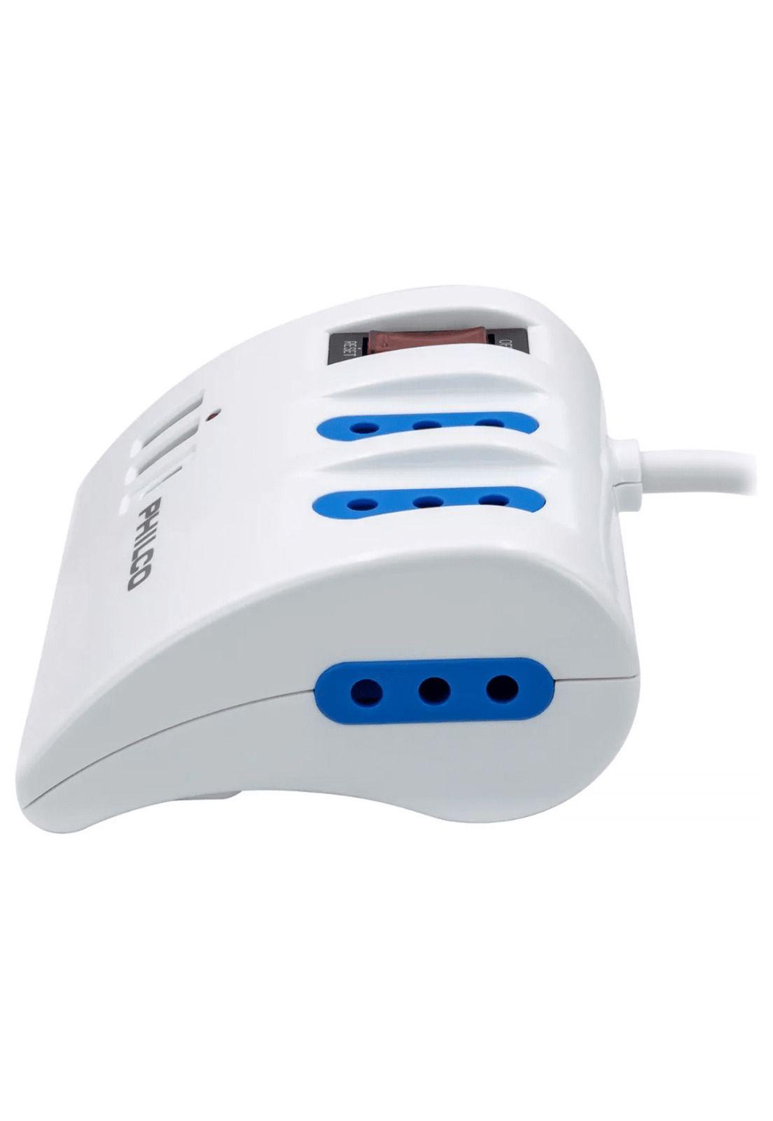 Alargador Escritorio Philco Puertos 220v y USB-C Blanco-1