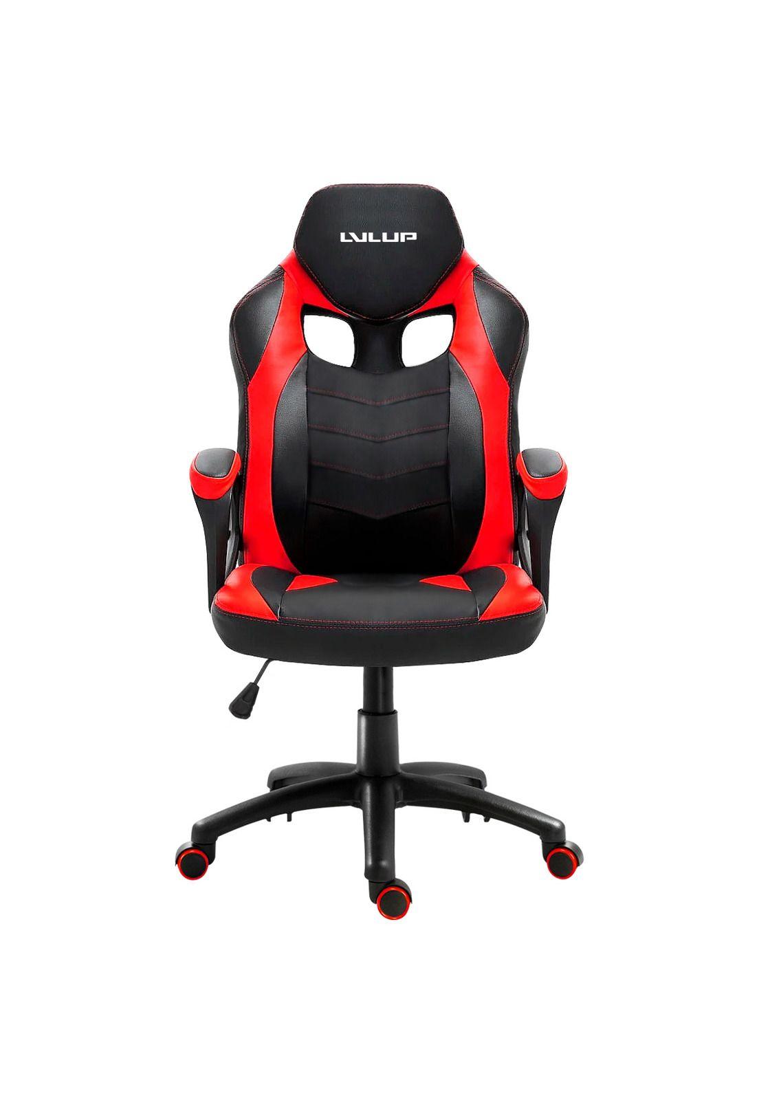 Silla Gamer Python Lvl Up Altura Regulable Roja-0