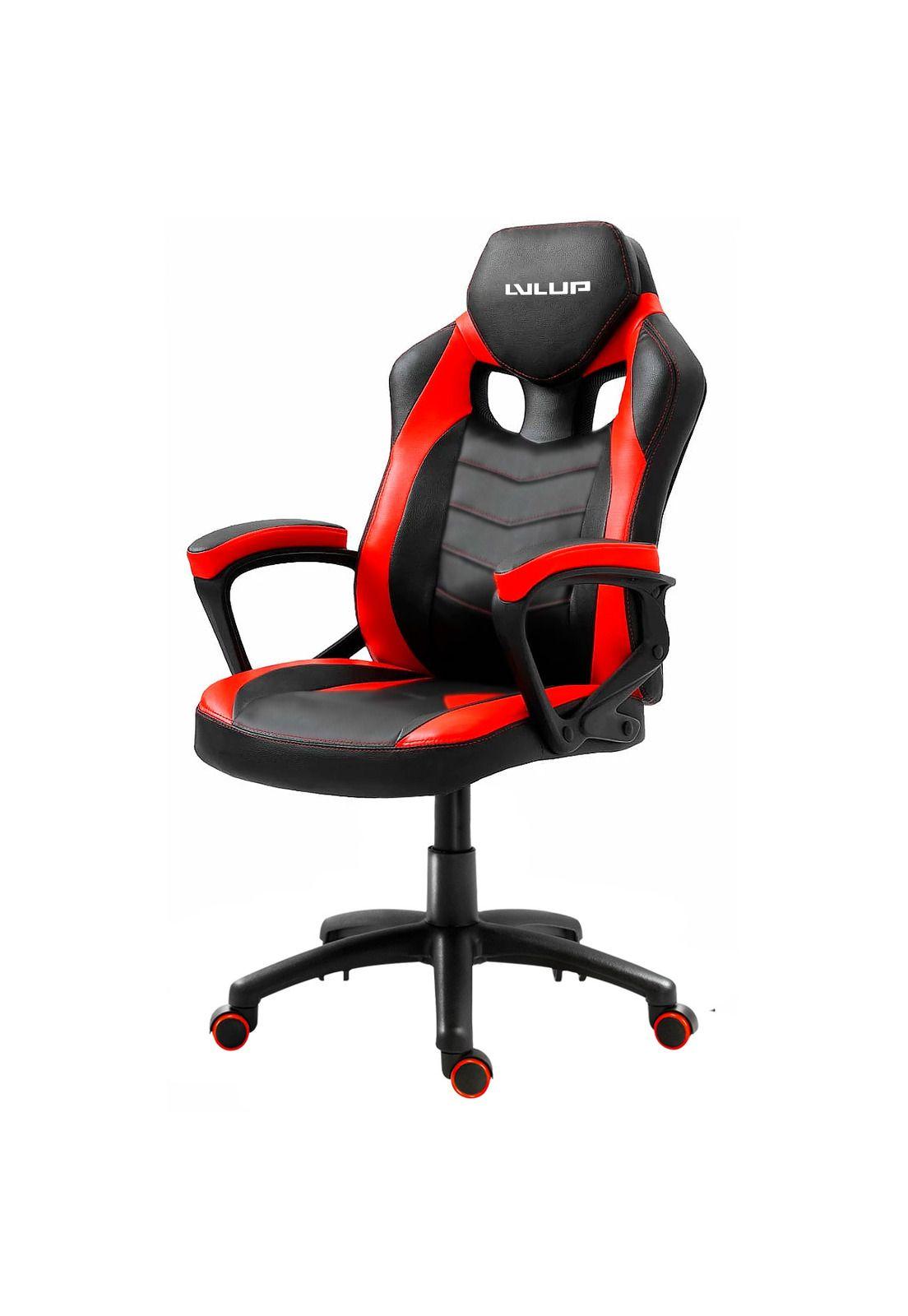 Silla Gamer Python Lvl Up Altura Regulable Roja-1