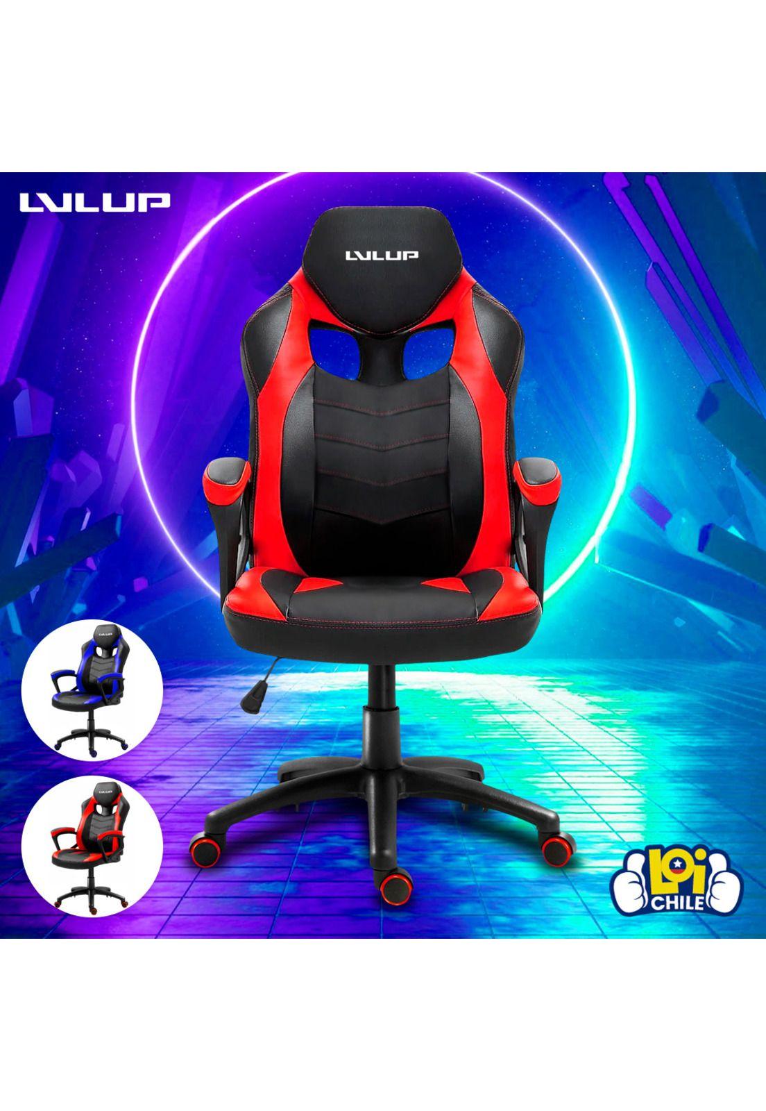Silla Gamer Python Lvl Up Altura Regulable Roja-6