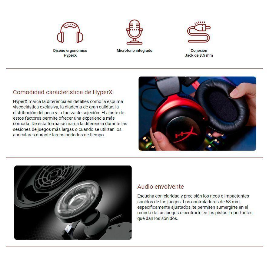 Audifonos Gamer HyperX Cloud II 7.1-2