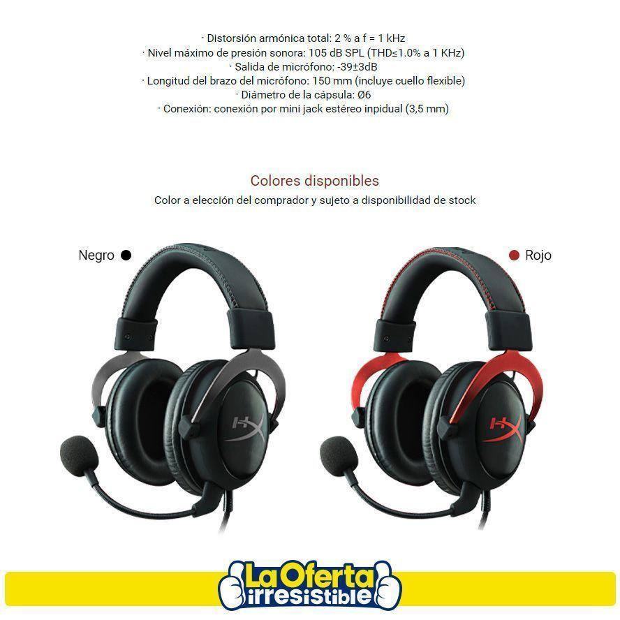 Audifonos Gamer HyperX Cloud II 7.1-4