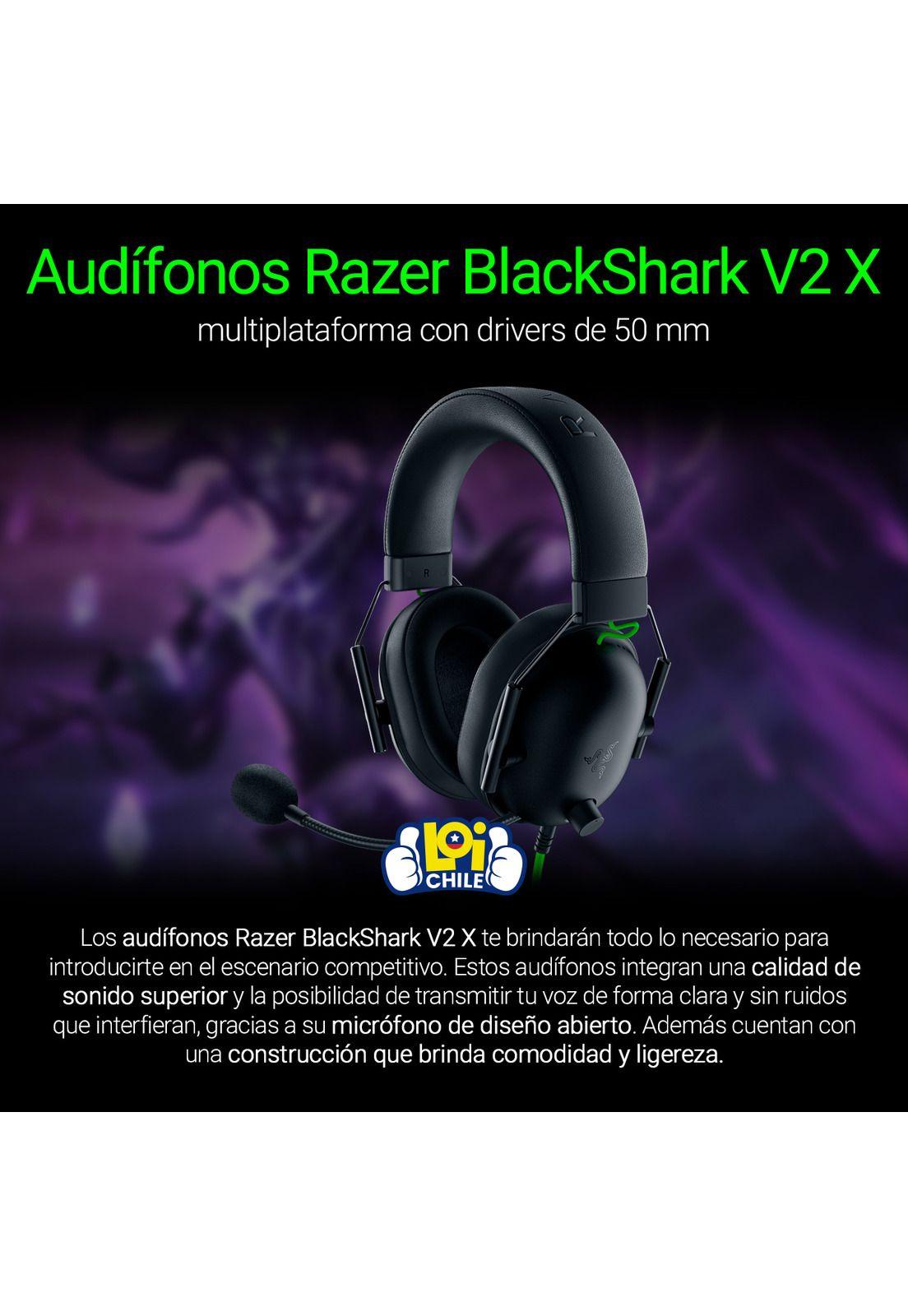 Audífonos Gamer Razer Blackshark V2 X Black-4