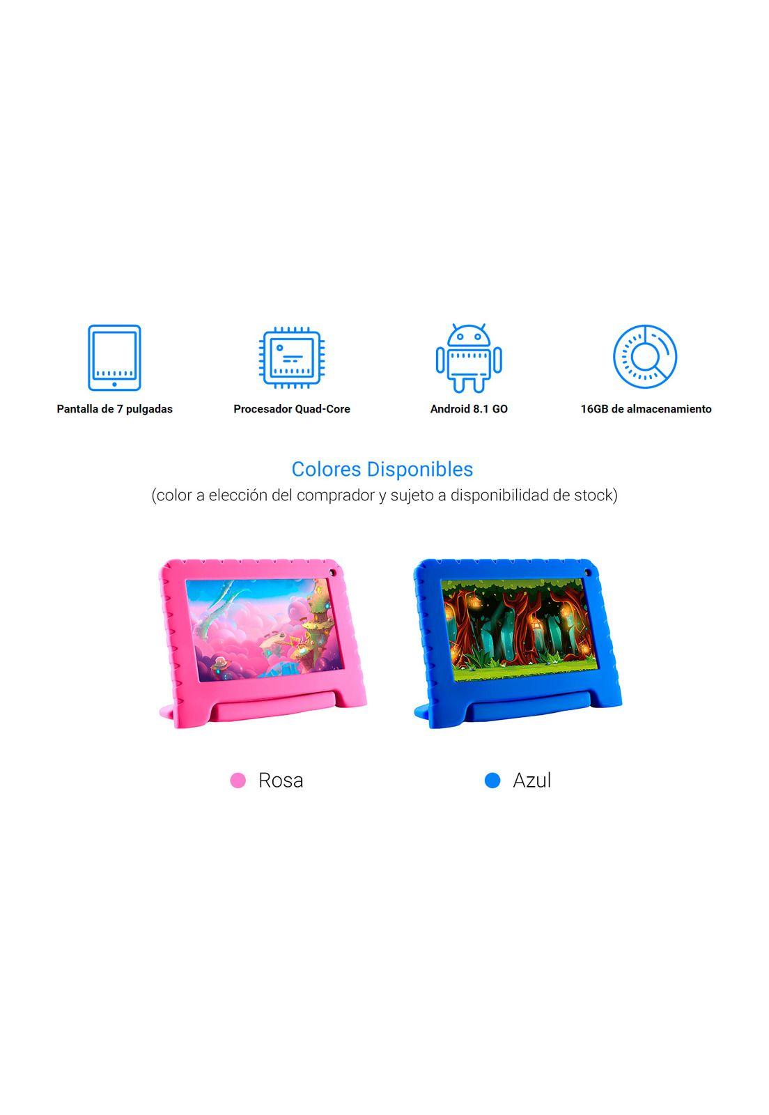 Tablet para Niños Multilaser Kid Pad Go 7' 16Gb Android-2