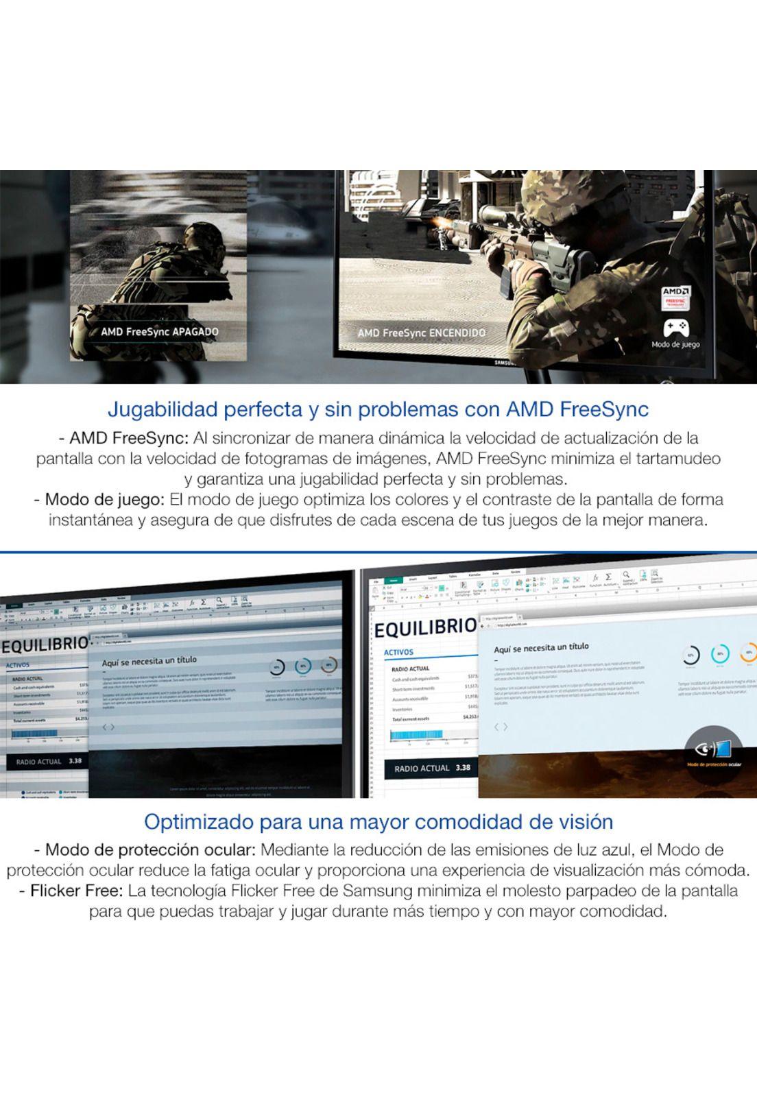 Monitor Samsung 27' Plano Full Hd HDMI-3