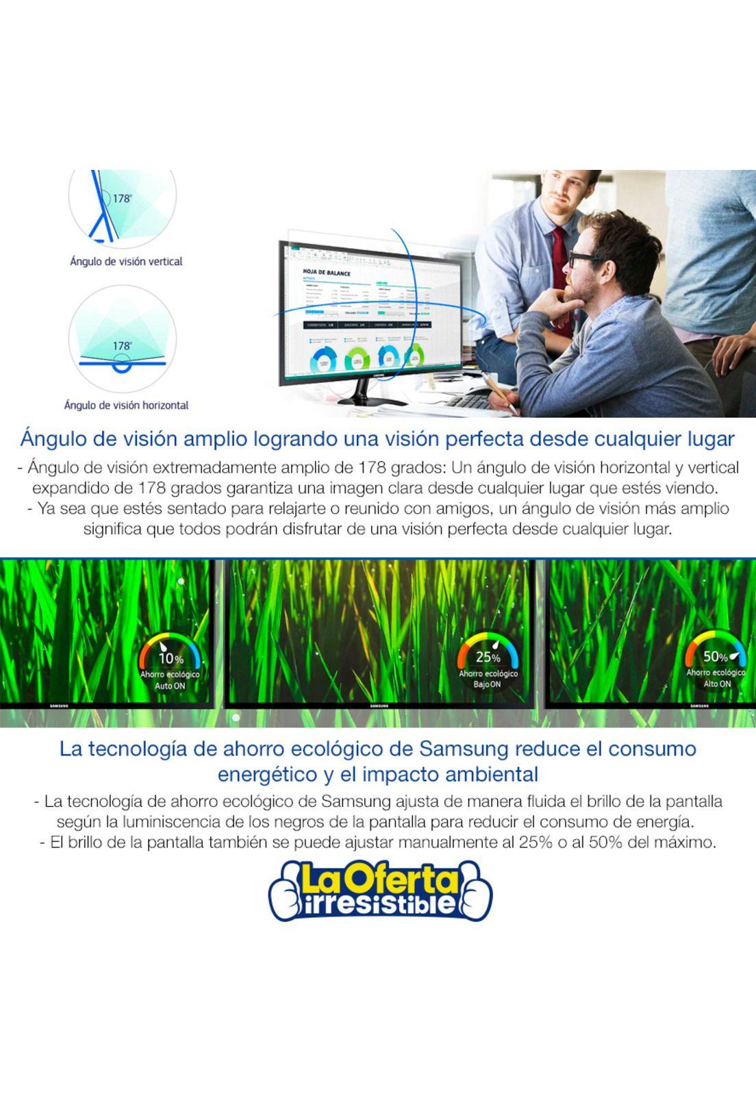 Monitor Samsung 27' Plano Full Hd HDMI-4