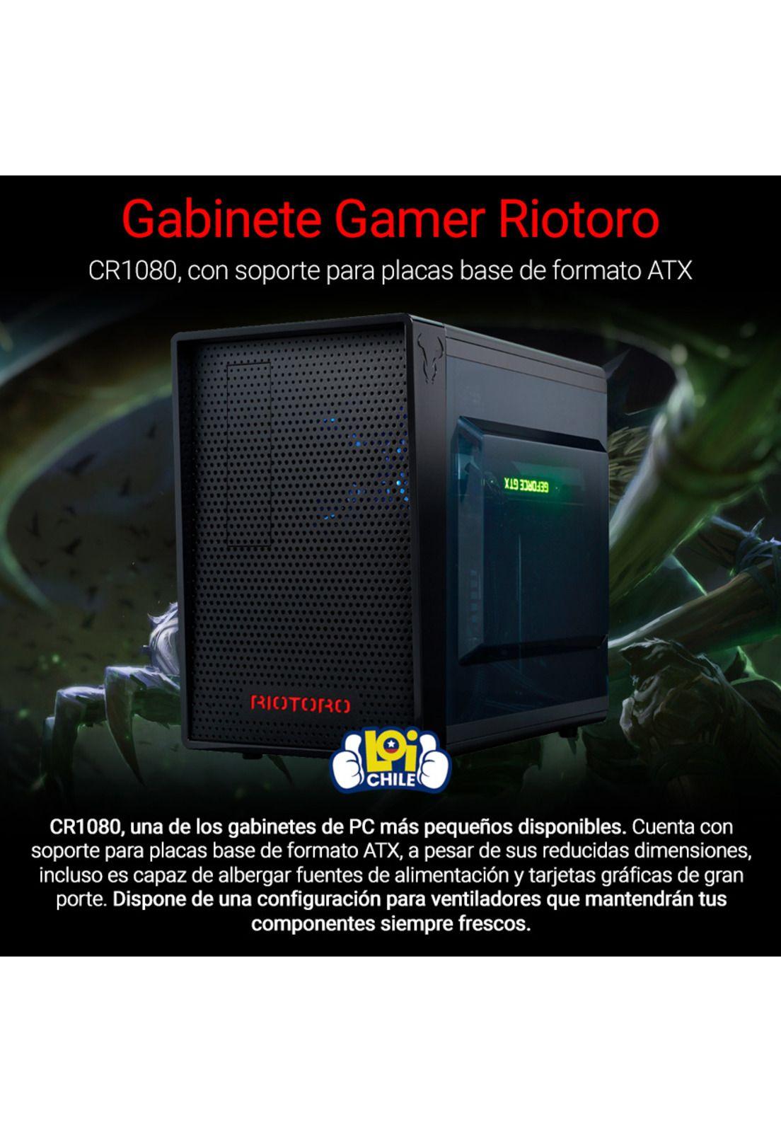 Gabinete Gamer Riotoro CR1080 Mini Tower-1