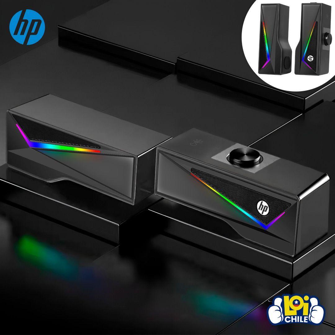 Parlante Gamer HP 2 en 1 RGB USB 6W de Potencia-3