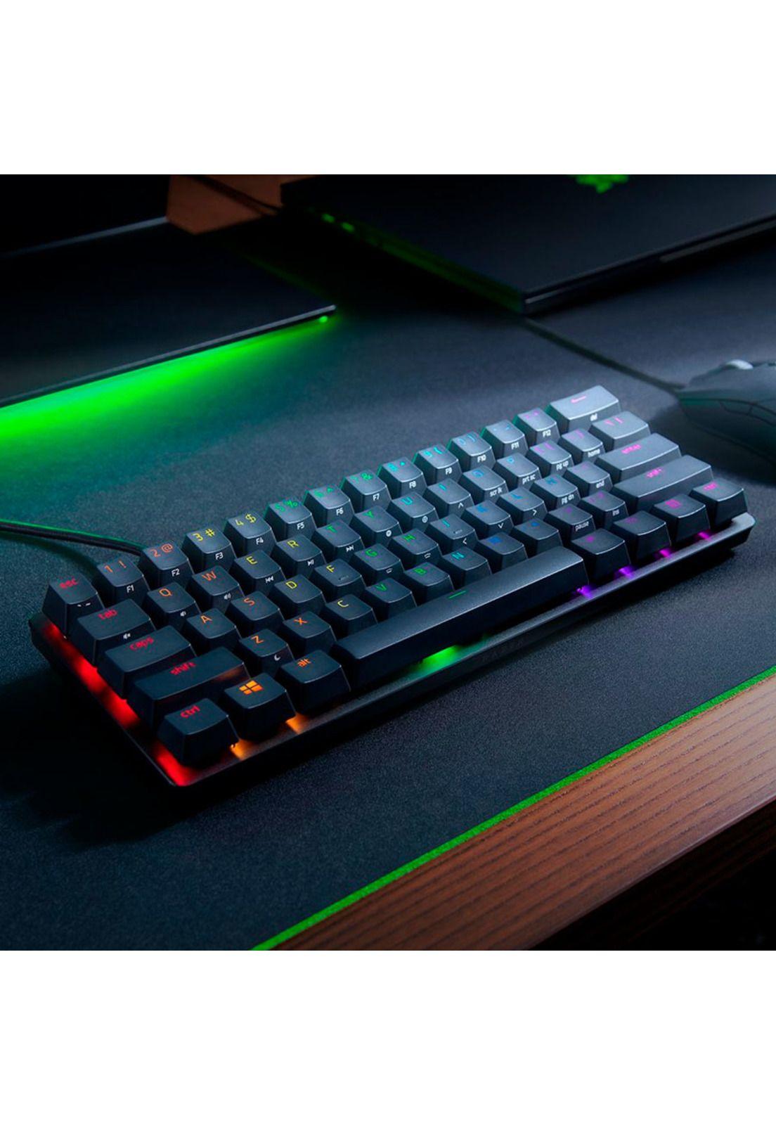 Teclado Gamer Razer Huntsman Mini 60% Purple Switch Español-4