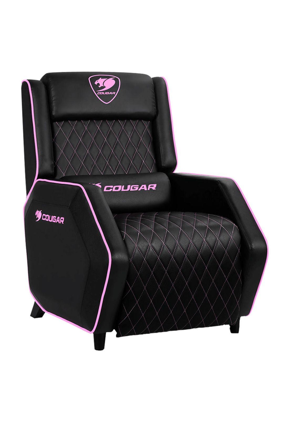 Sillon Gamer Cougar Ranger EVA Rosa Eco Cuero Reclinable-0