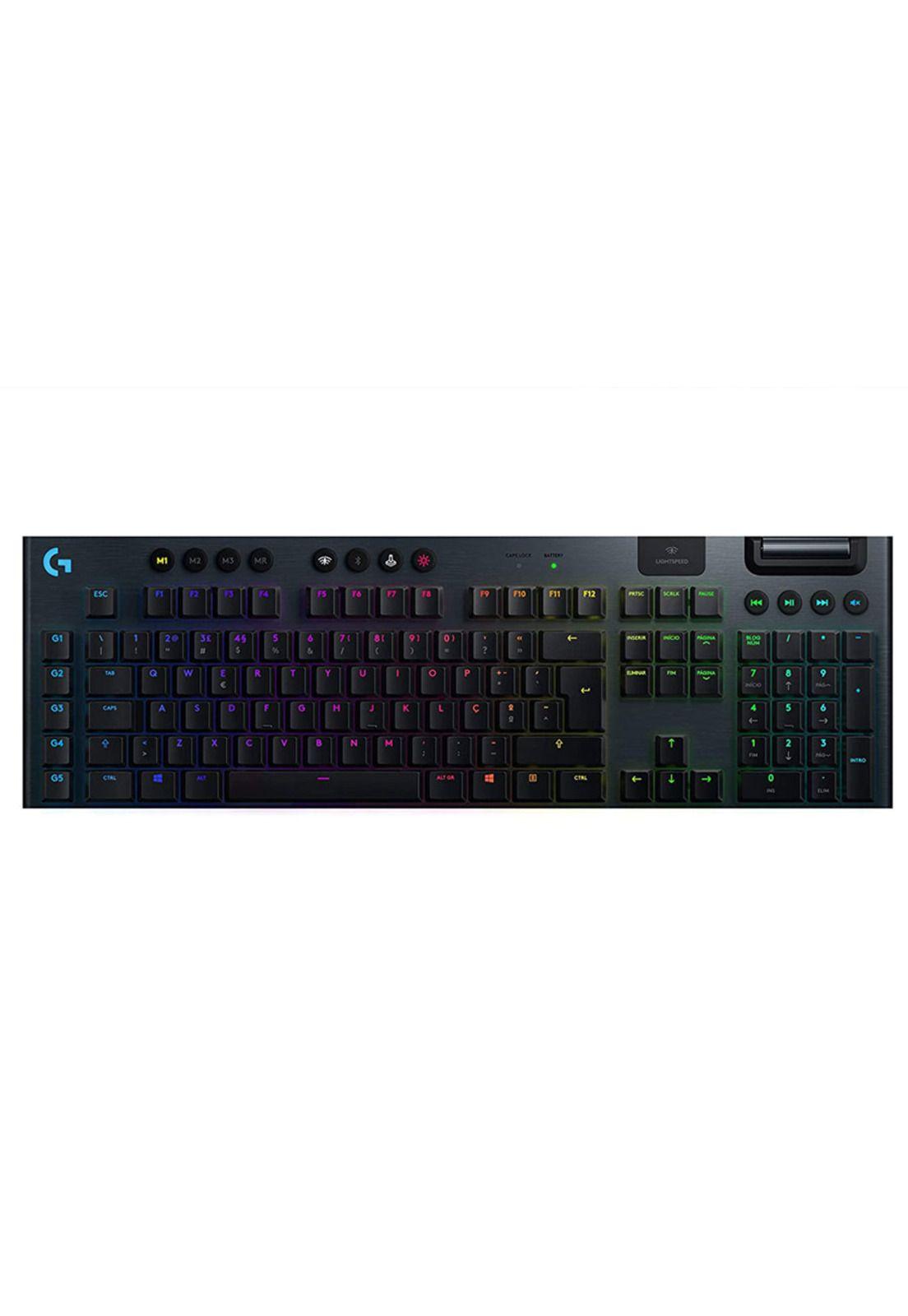 Teclado Gamer Mecanico Inalambrico Logitech G915 Lightspeed RGB-0