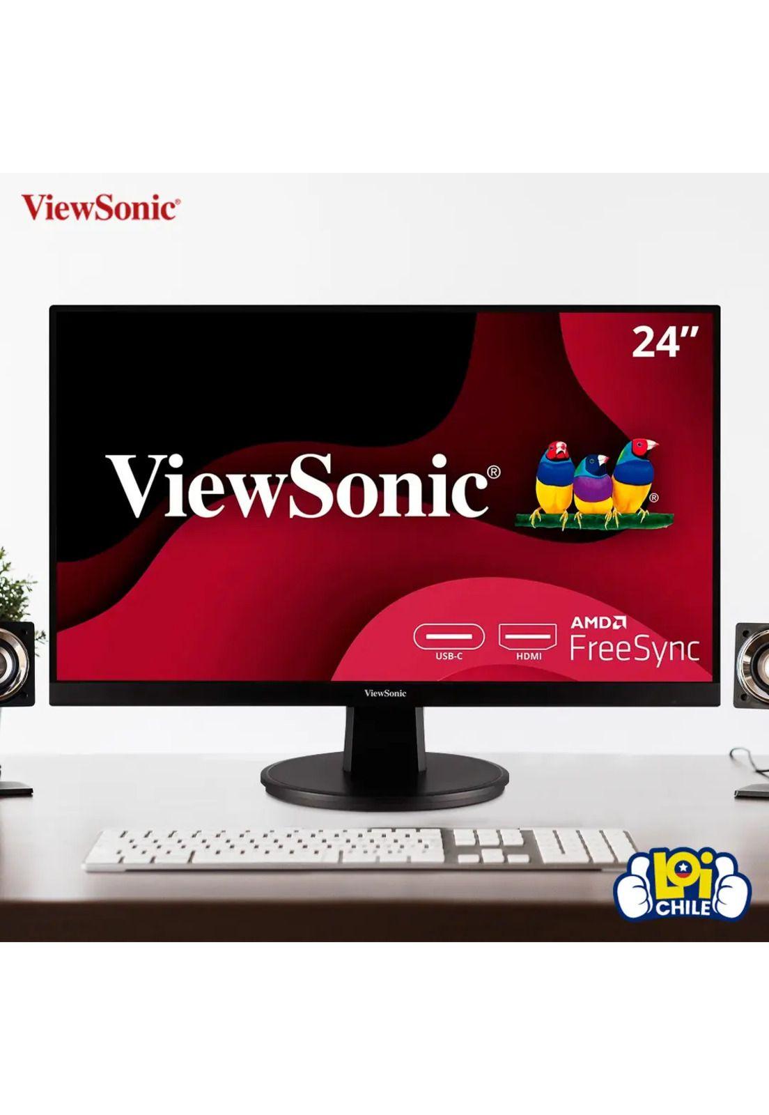 Monitor Viewsonic 24” Full HD Freesync 100Hz USB-C-7