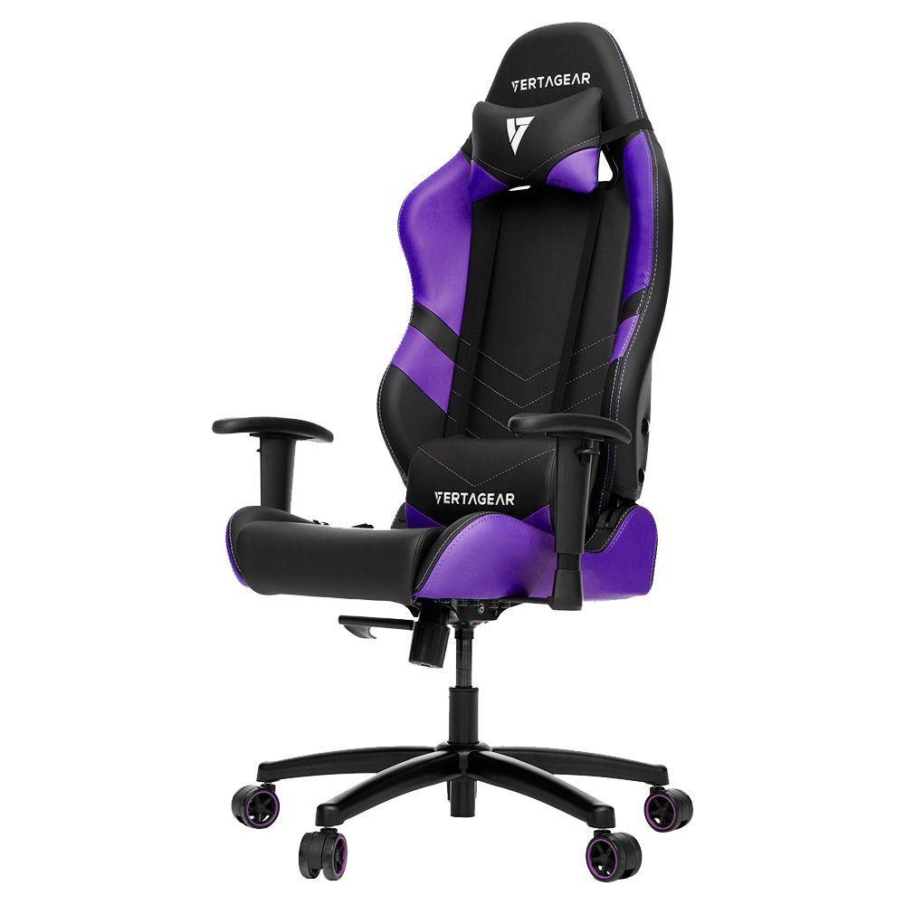 Silla Gamer Vertagear SL1000 Violeta Reclinable y Ajustable-0