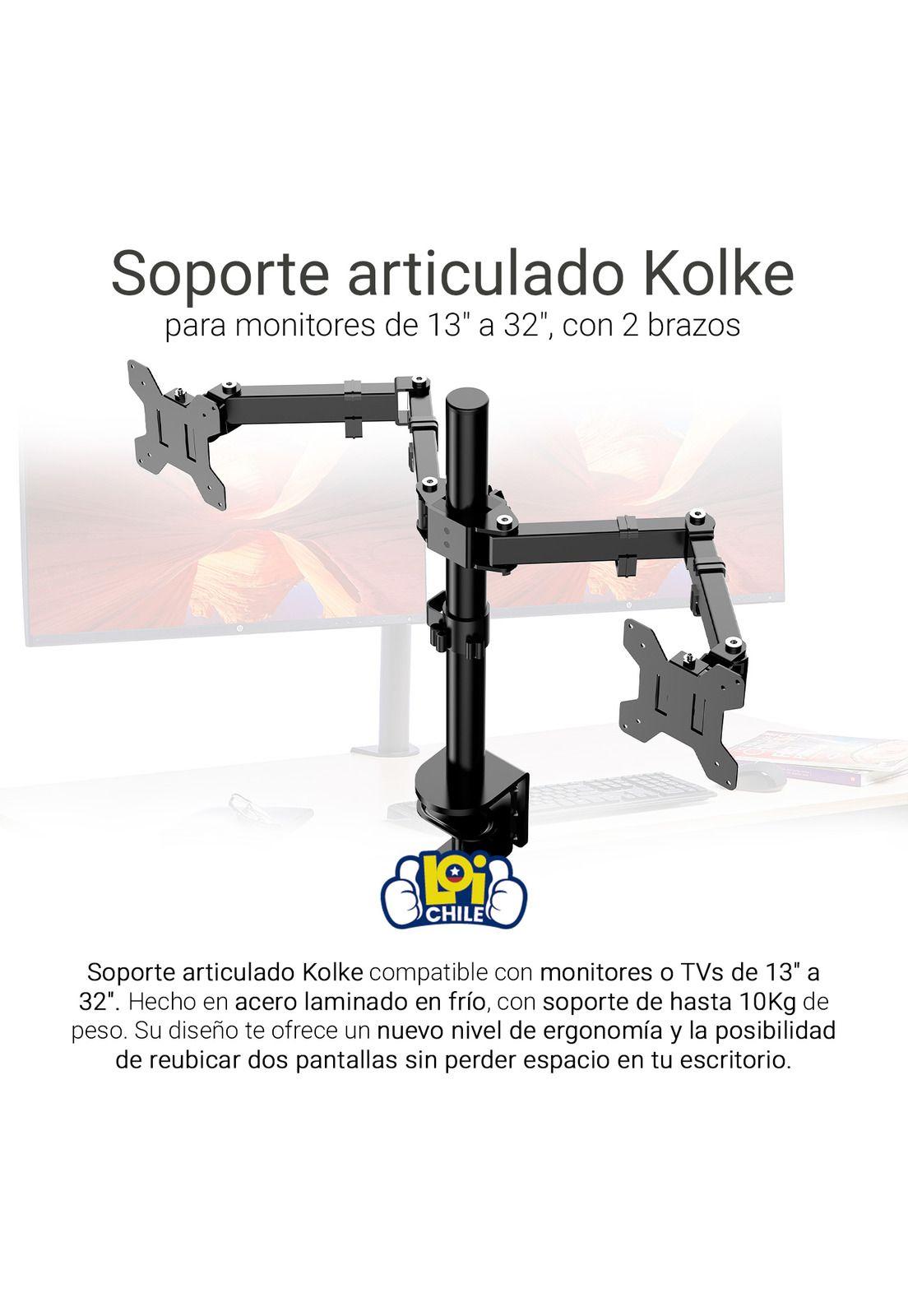 Soporte para Dos Monitores Kolke Articulado-3
