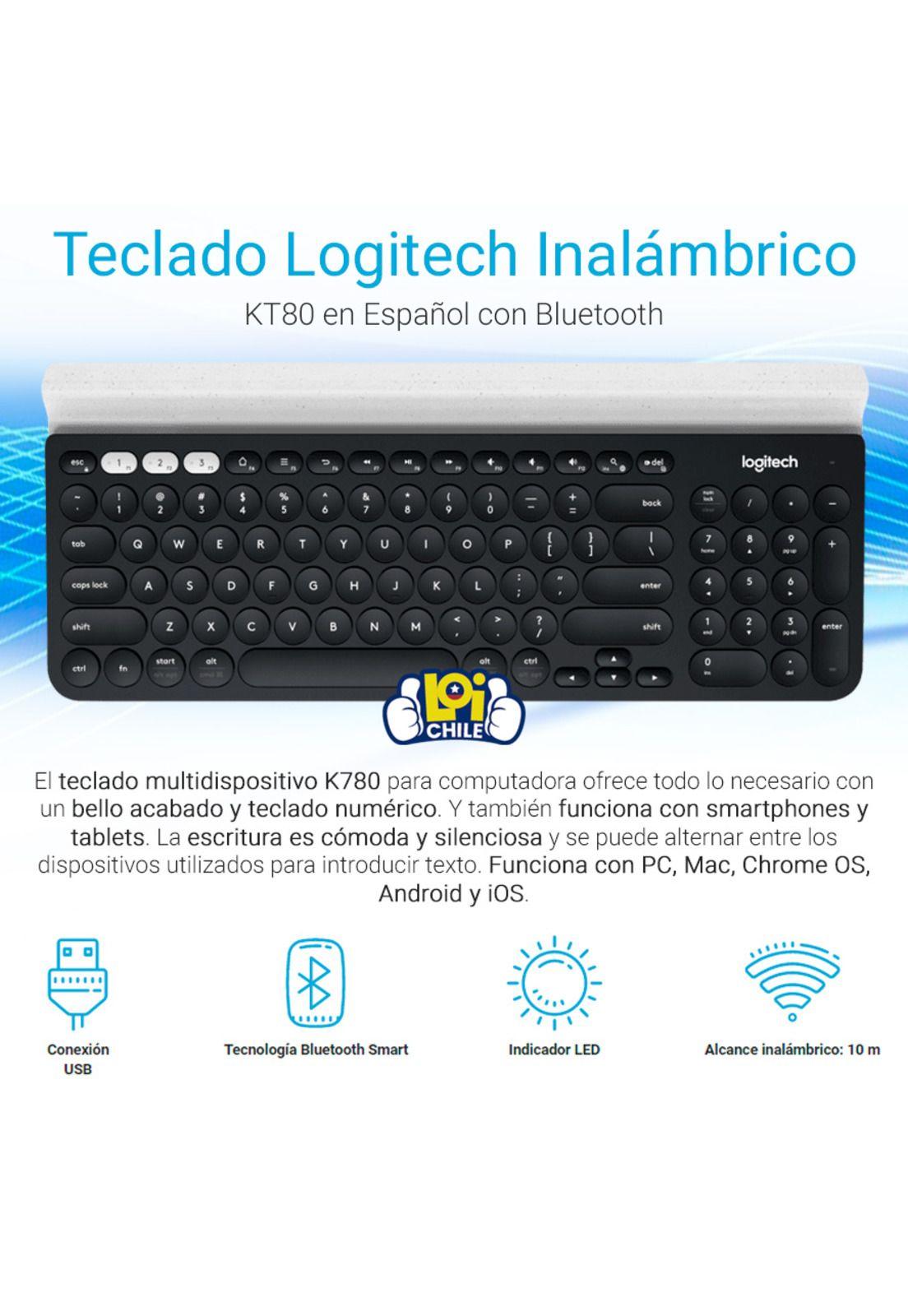 Teclado Inalambrico Logitech KT80 Bluetooth-1