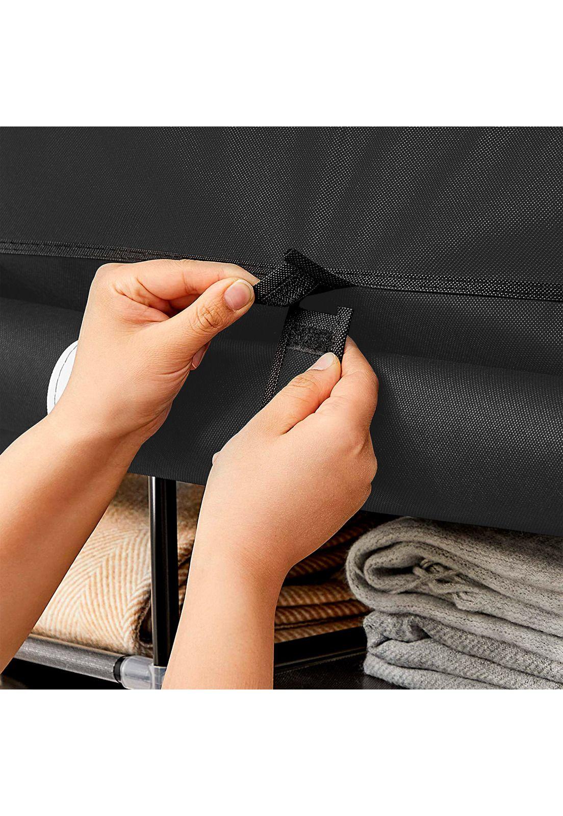 Organizador Zapatera DecoTeam 8 Pisos Calidad Superior Negro-4