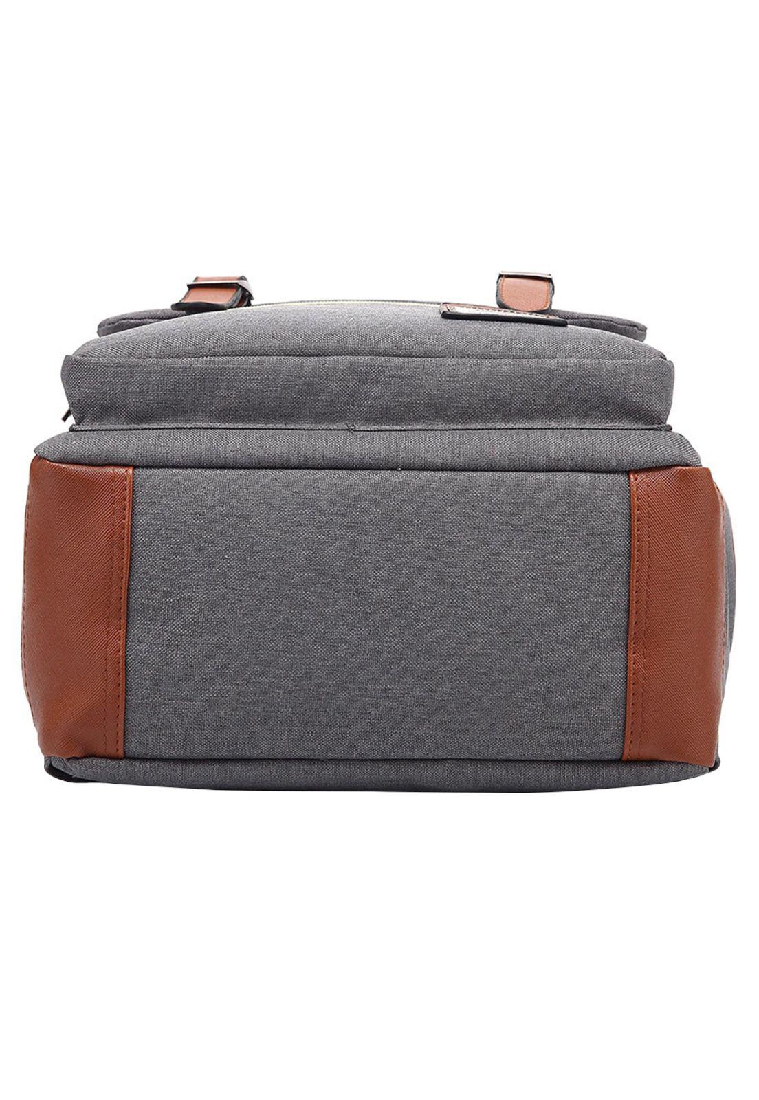 Mochila para Notebook 15.6 Puerto de carga USB Doble Cierre-2