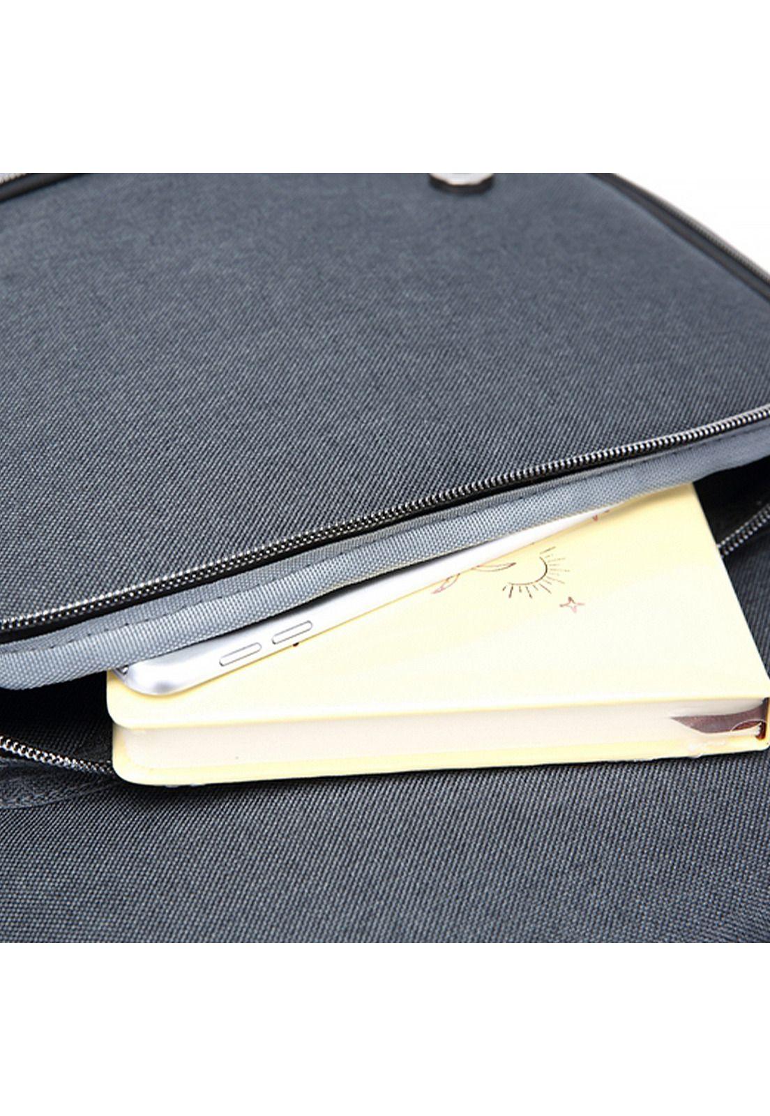 Mochila para Notebook 15.6 Puerto de carga USB Doble Cierre-7