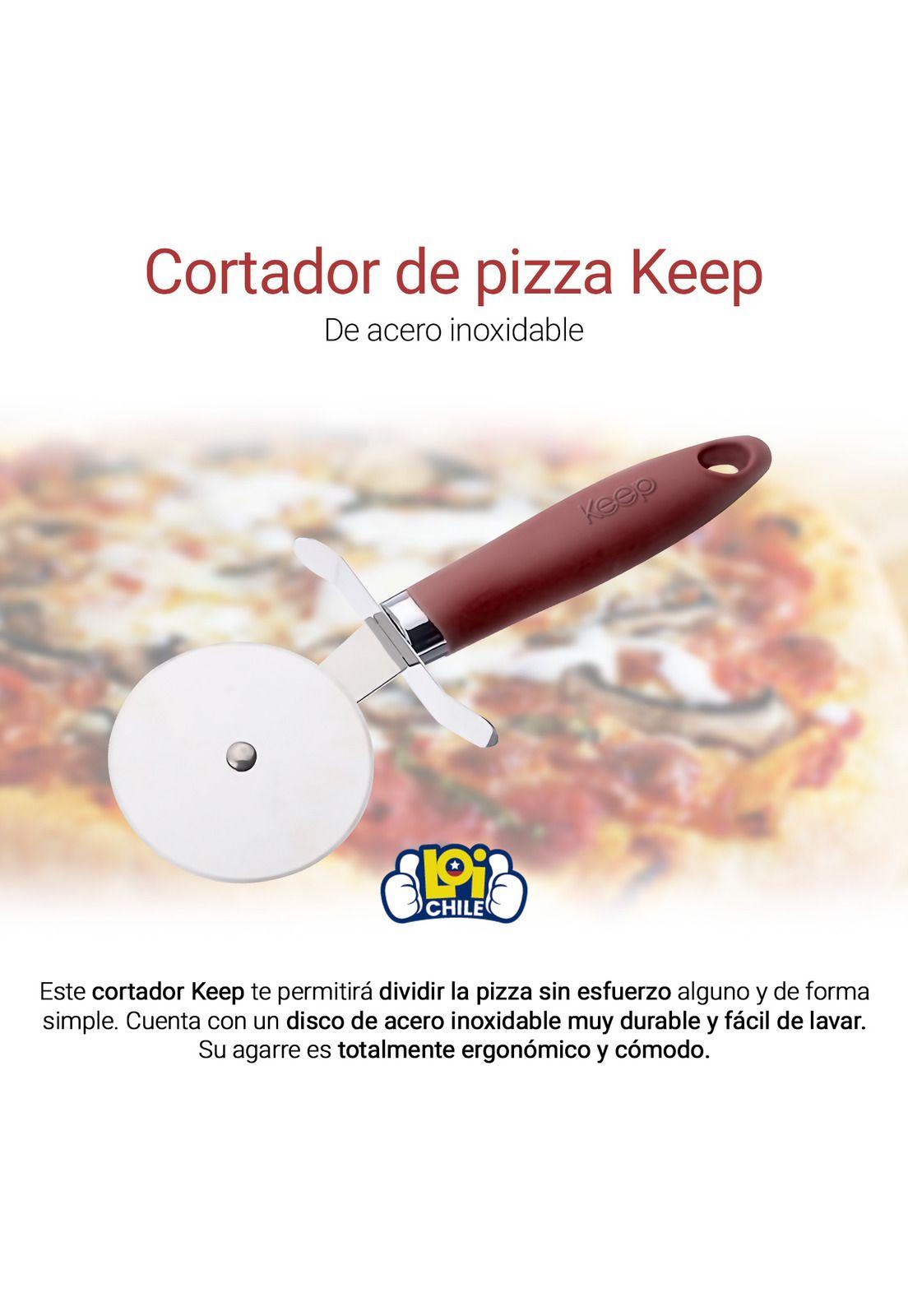 Corta Pizza Acero Inoxidable Keep-1