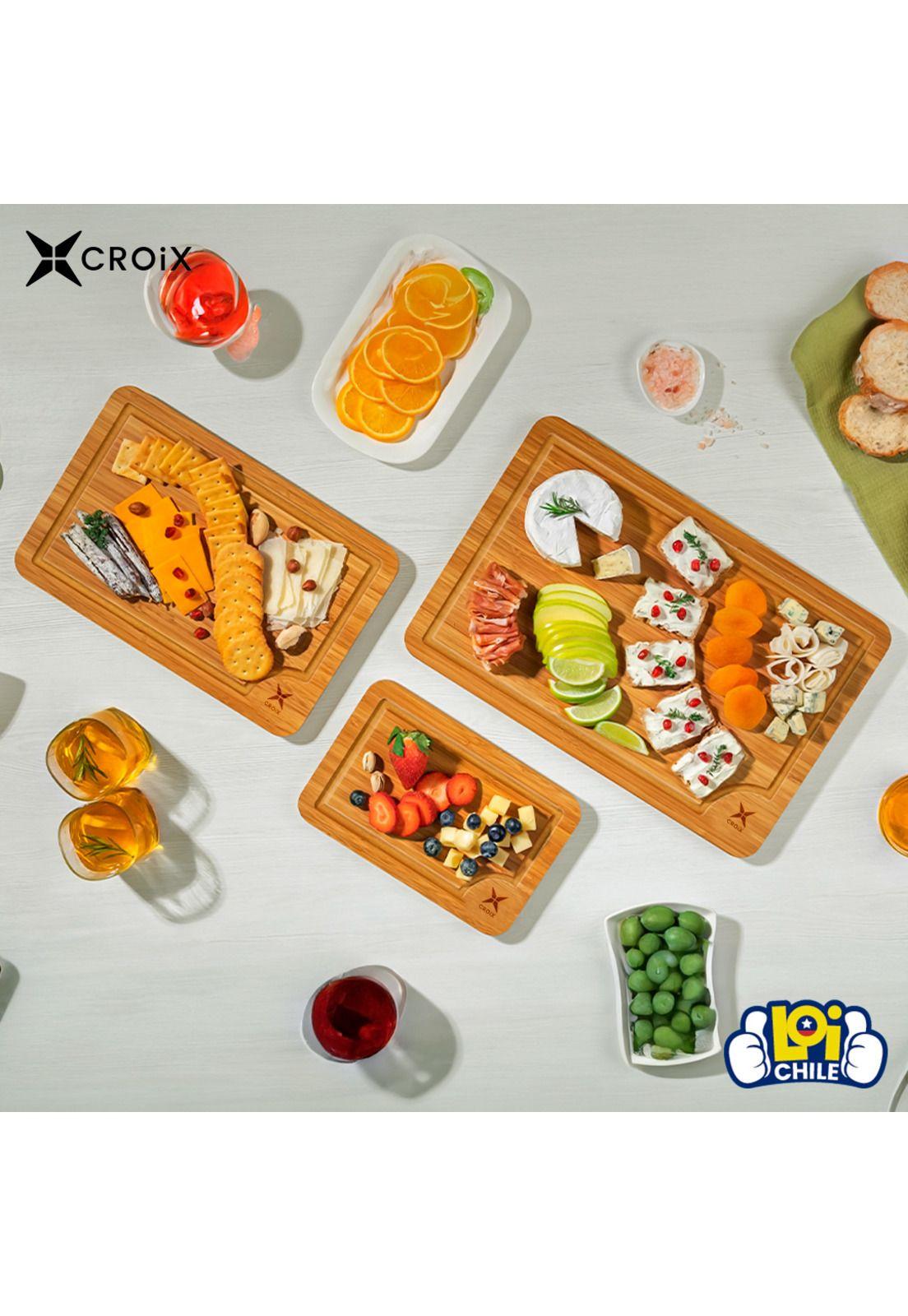 Set de 3 Tablas de Bamboo CROiX Ecológicas Resistentes-7