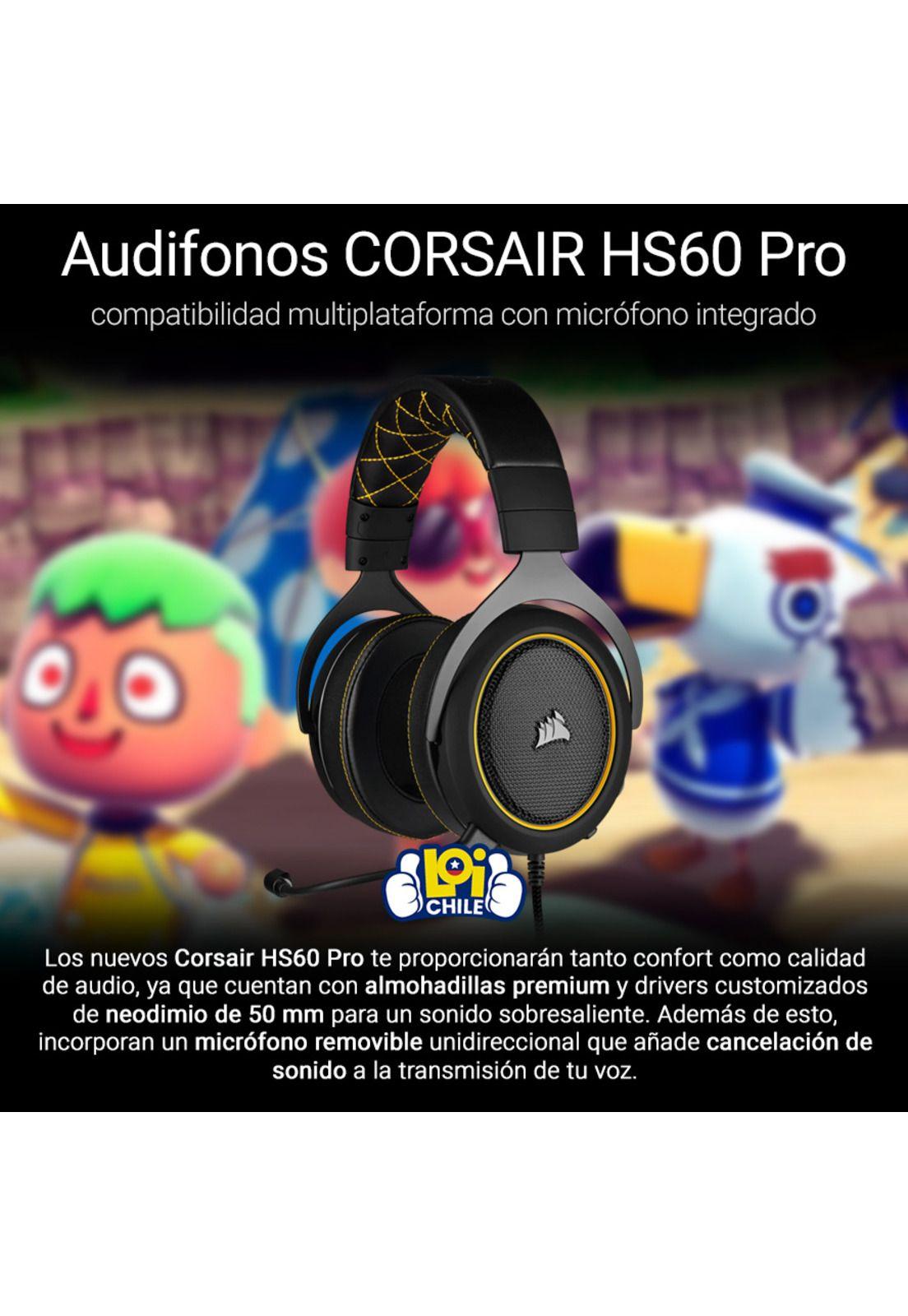 Audifonos Gamer Corsair Hs60 Pro Ps4 Pc4 Xbox Switch-1
